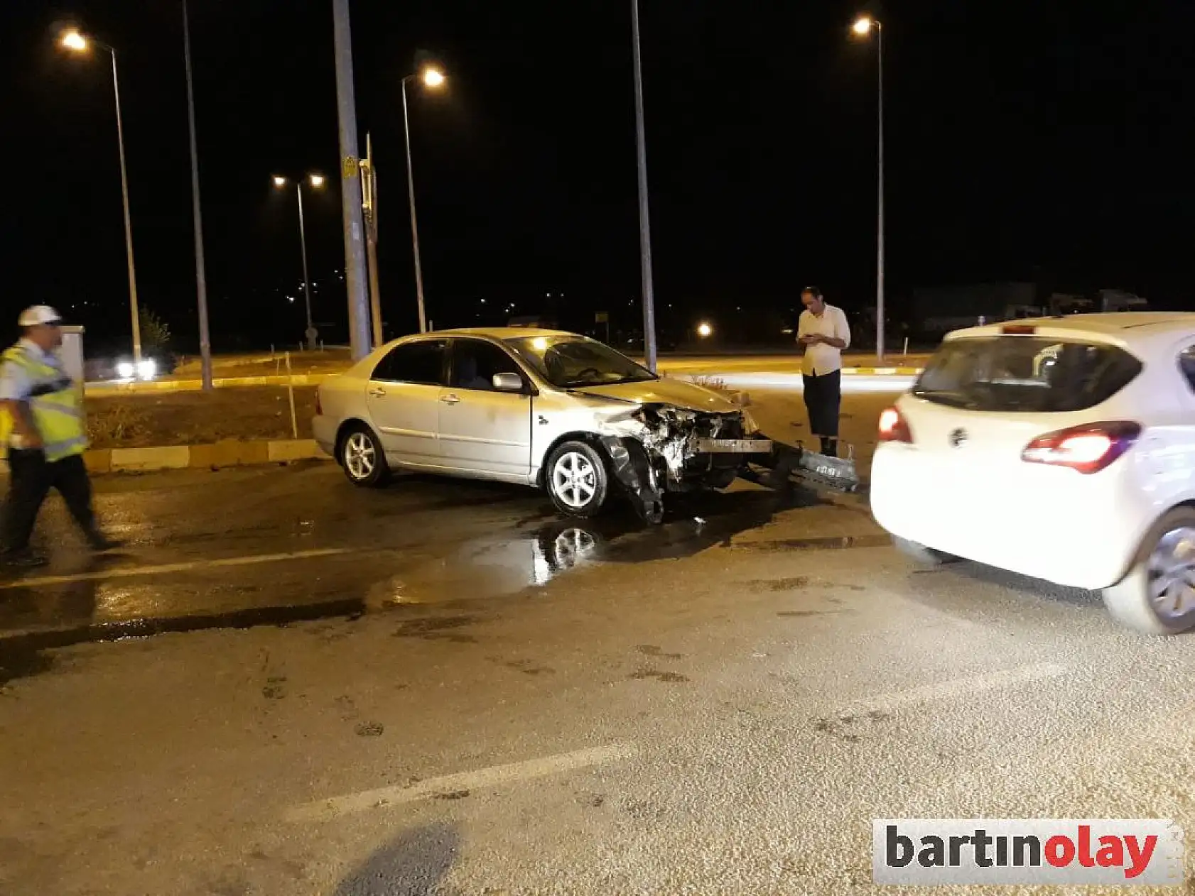 Organize sanayi kavşağında kaza