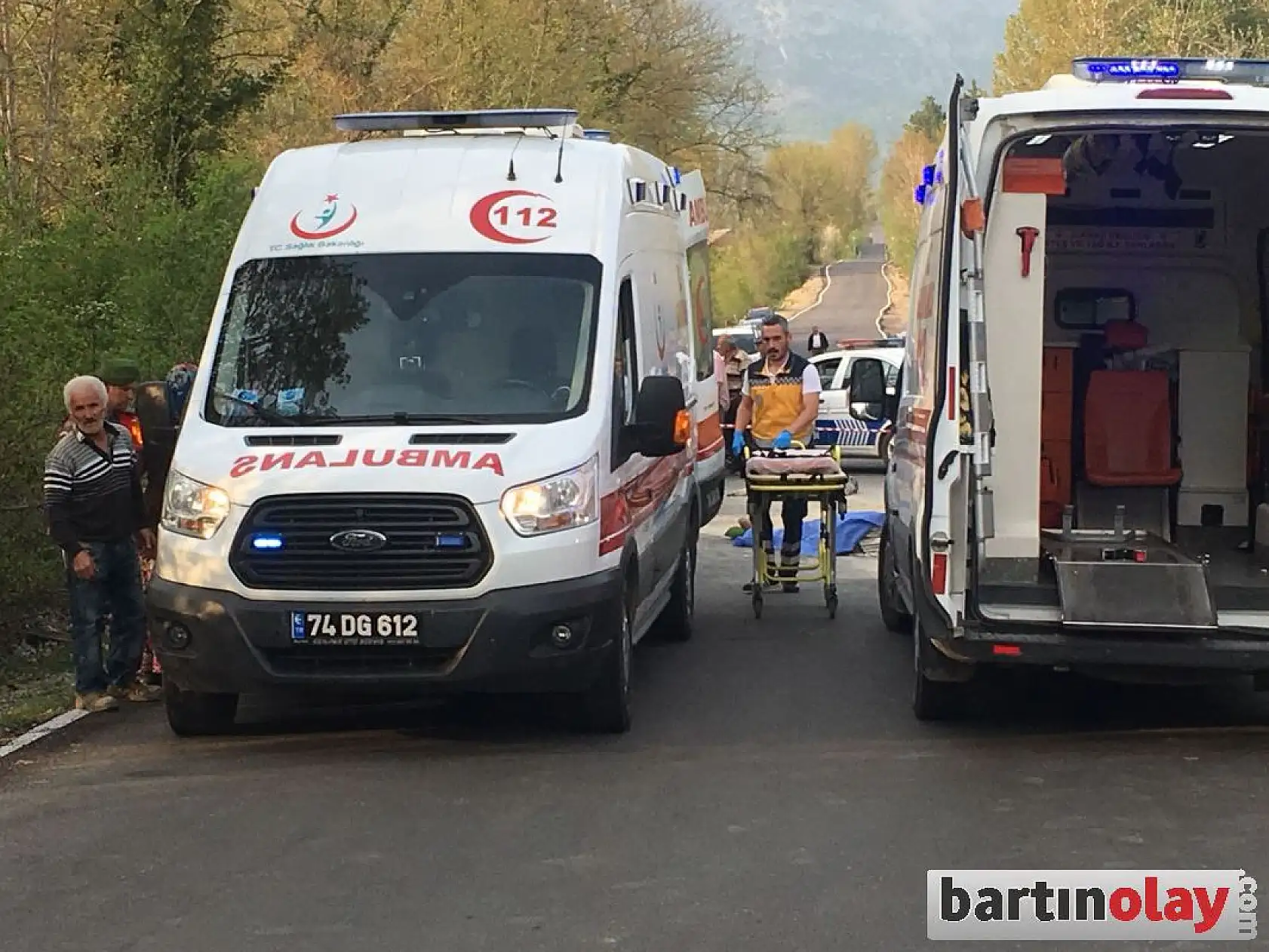 Patpat kazası, 1 ölü 2 yaralı