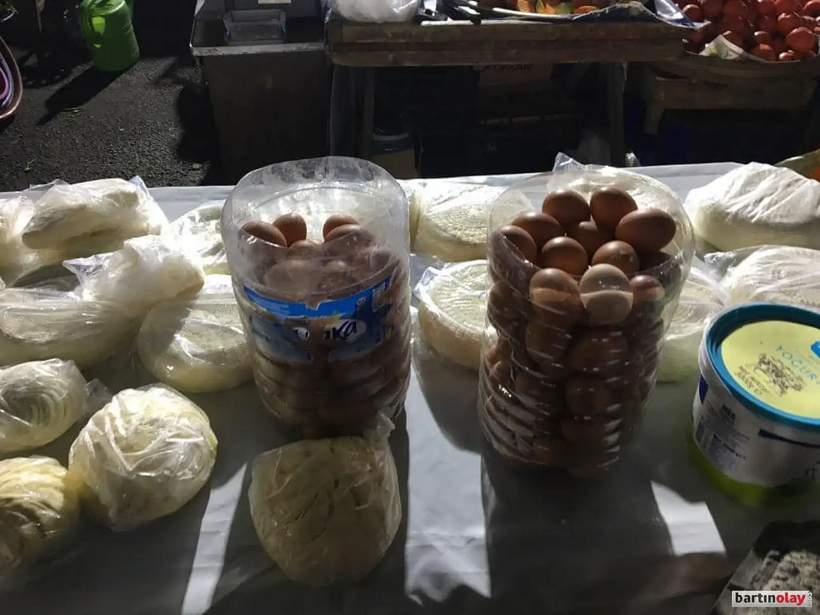 Pazarda yumurta operasyonu