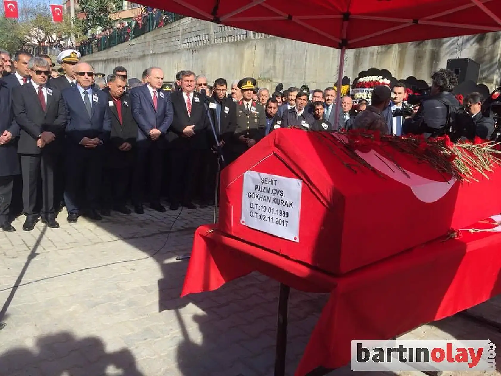 Şehit Gökhan Kurak dualarla uğurlandı