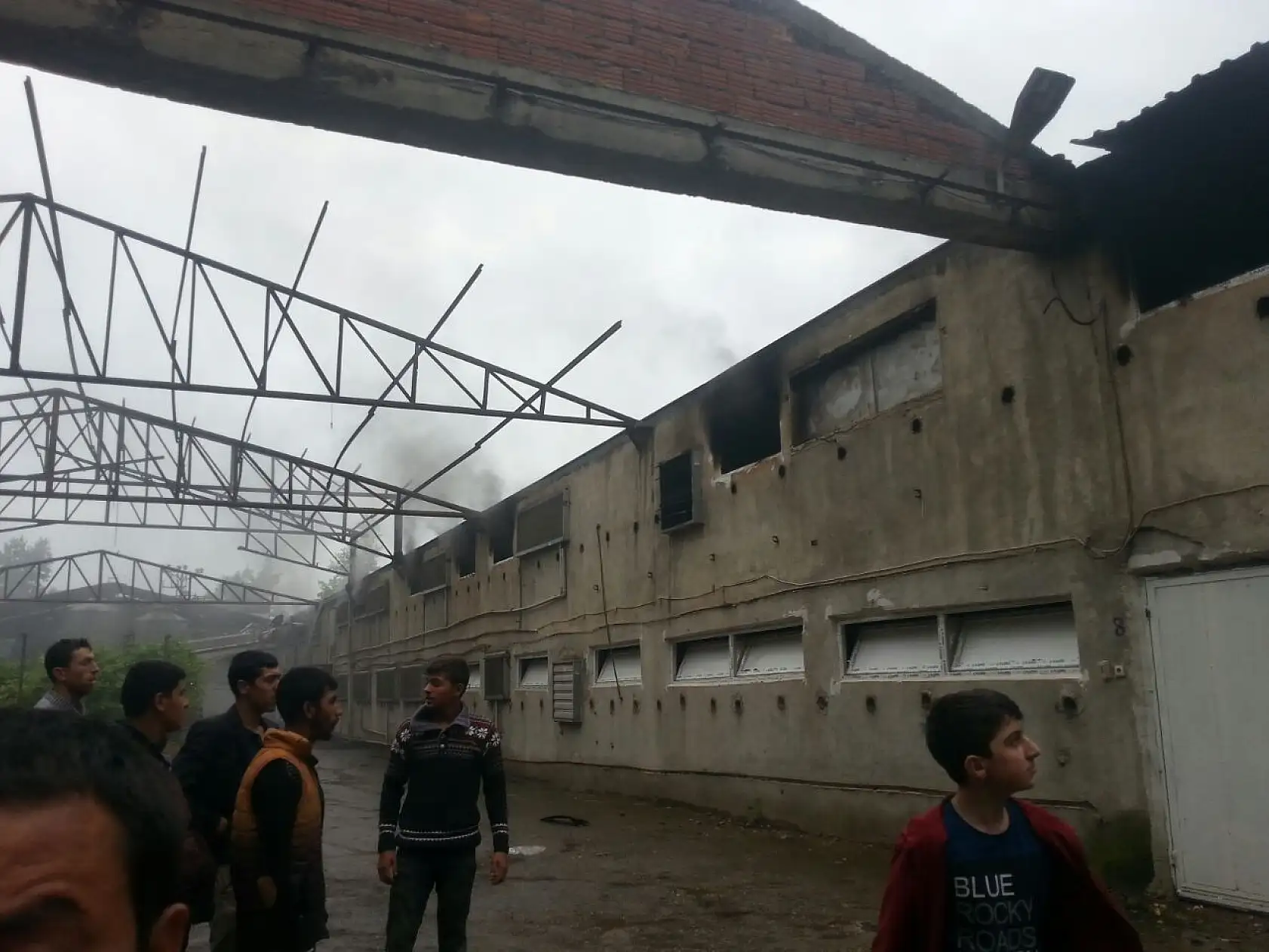 Tavuk çiftliğinde yangın