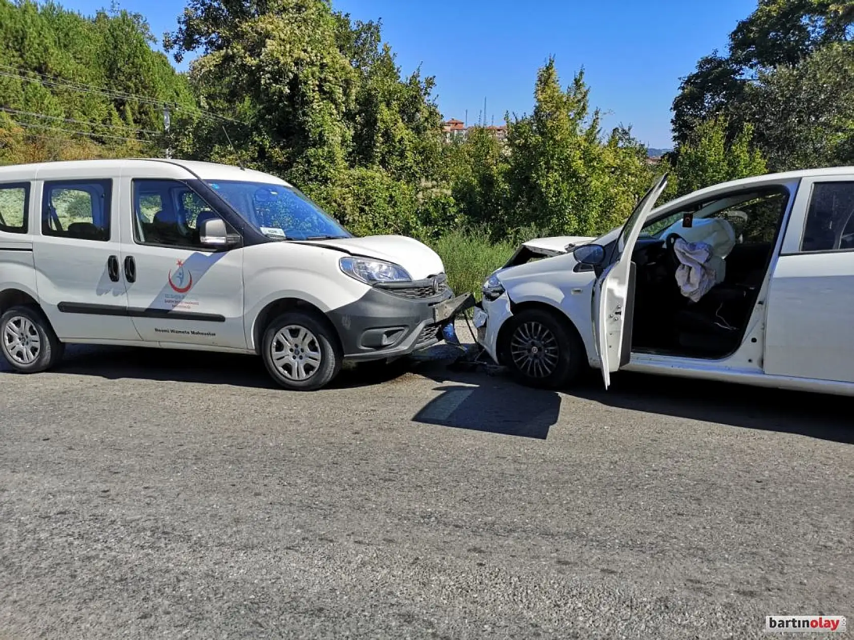 Ters yöne girince çarpıştılar