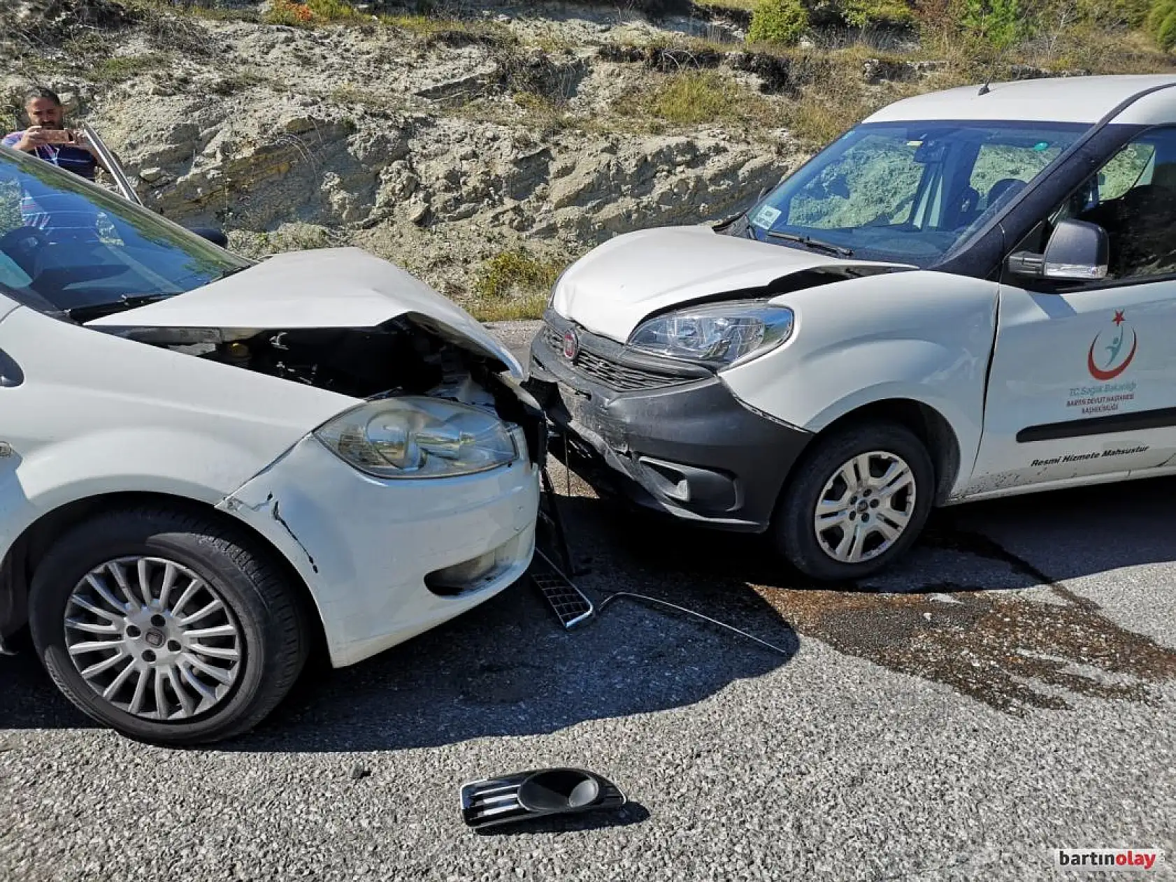 Ters yöne girince çarpıştılar