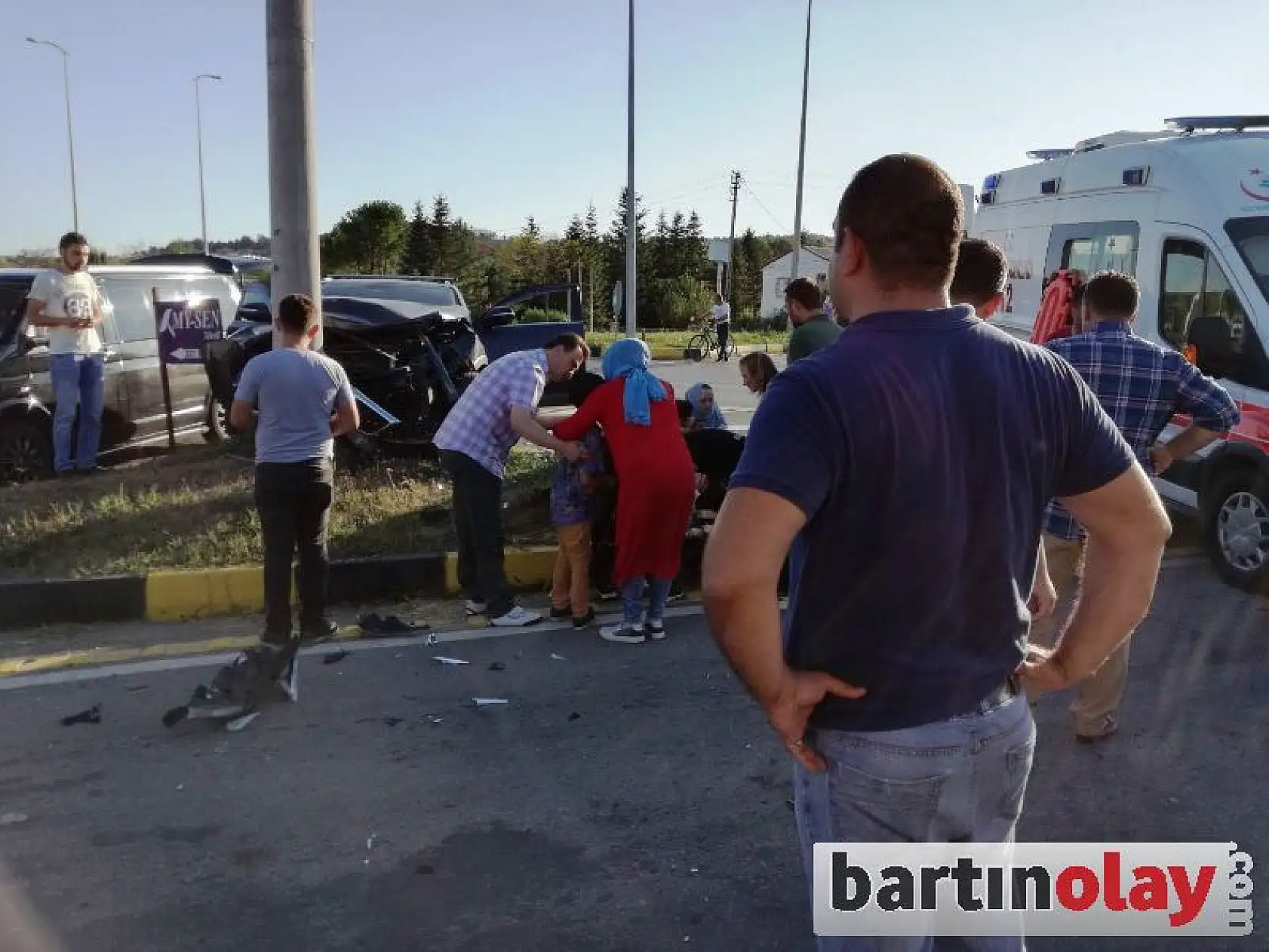 Toptancılar sitesi kavşağında kaza