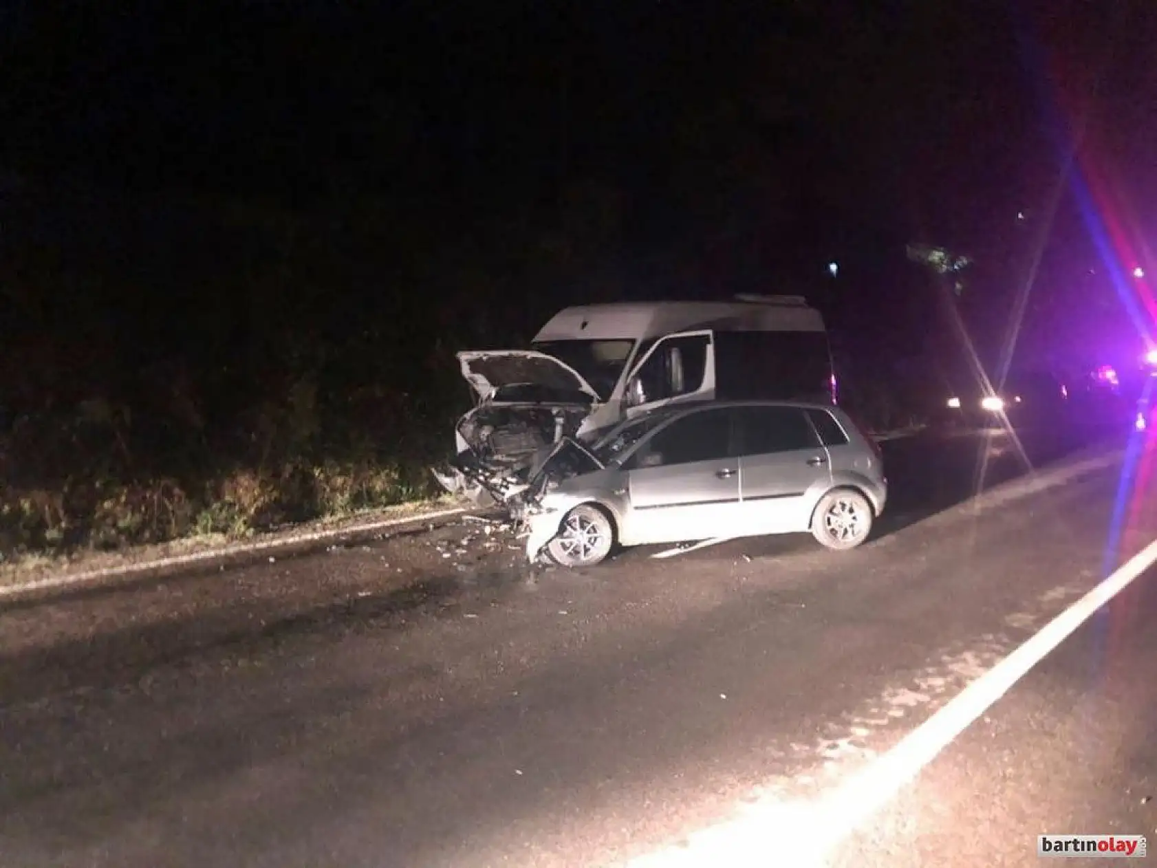 Ulus yolunda kaza, çok sayıda yaralı var