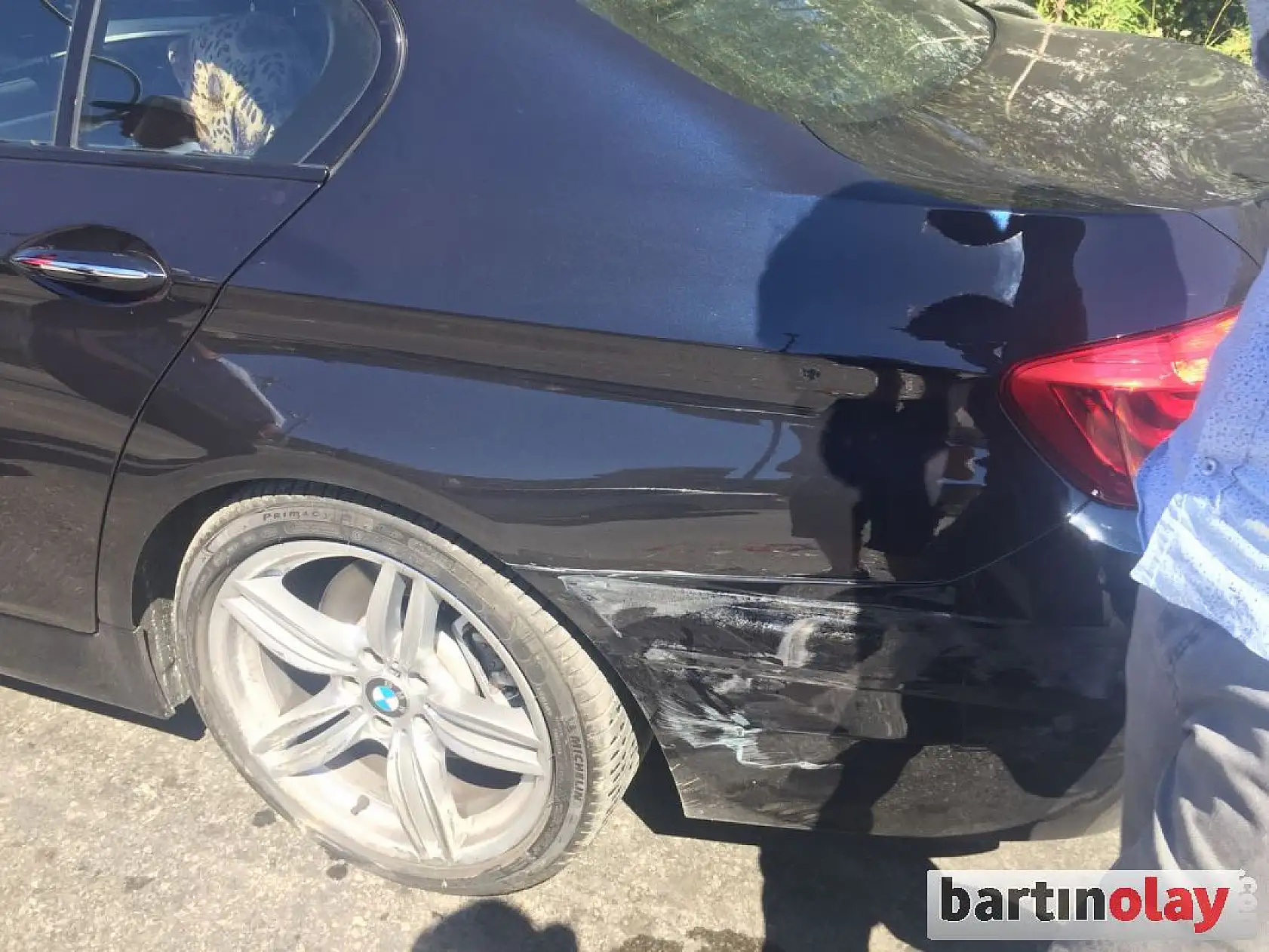 Valilik konutu kavşağında kaza