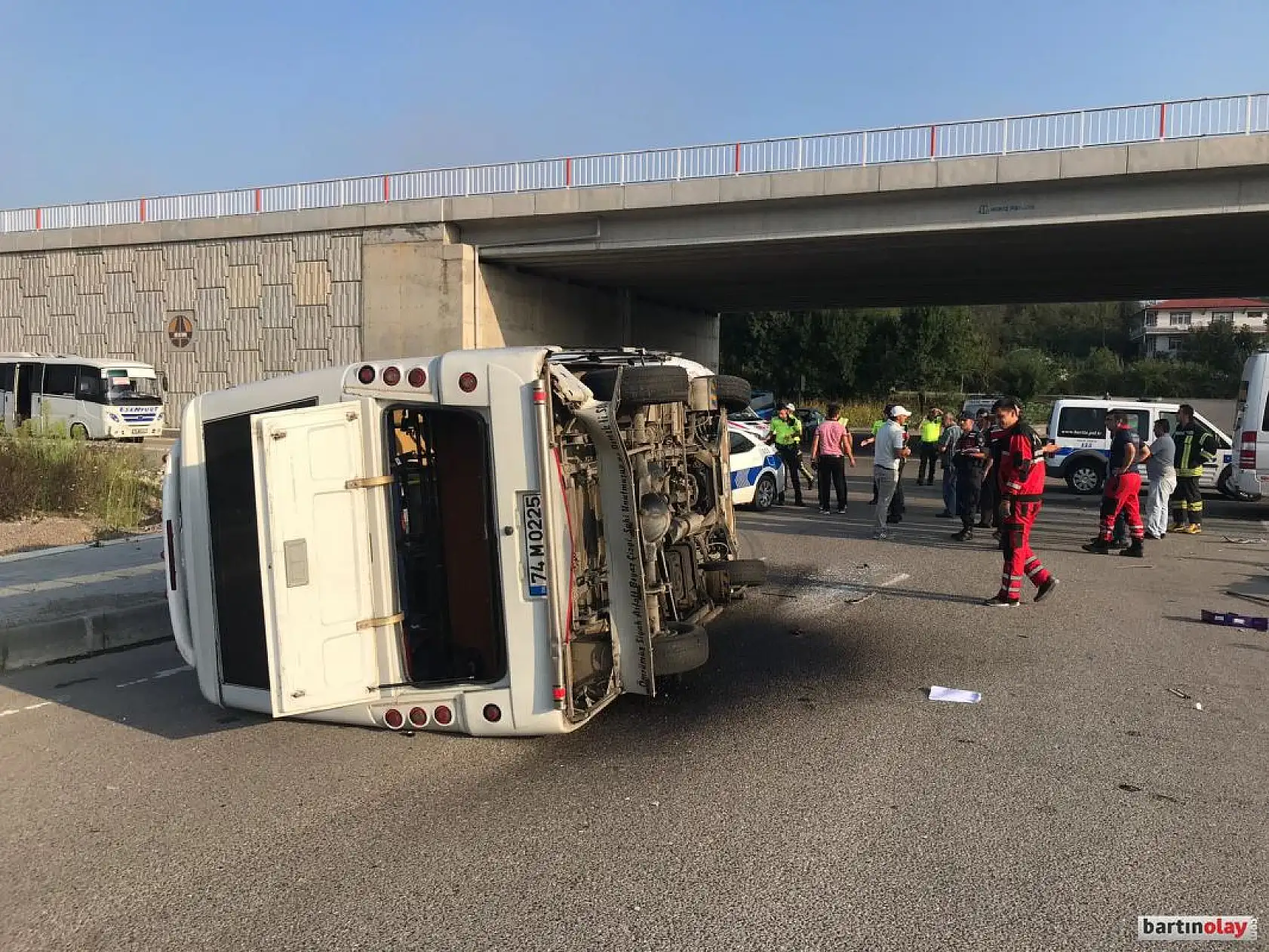 Yeni kampüs kavşağında feci kaza