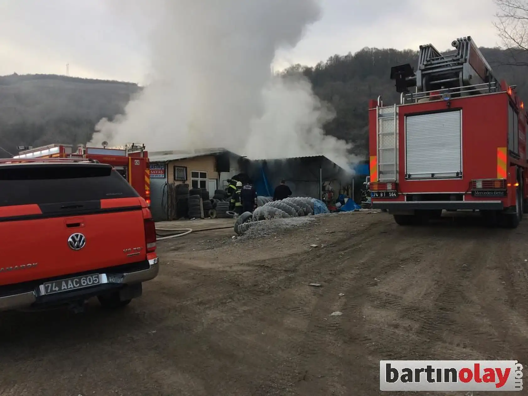 Yılın ilk yangını orada çıktı