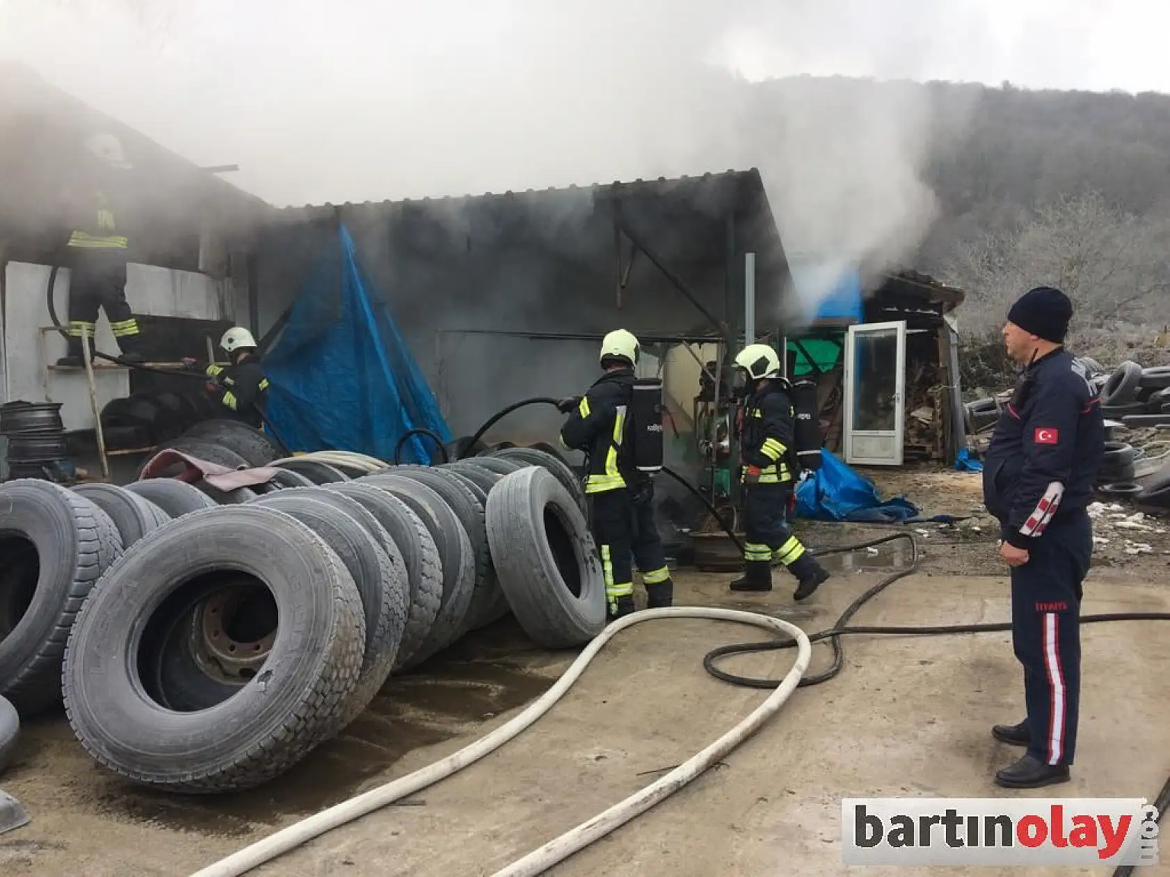 Yılın ilk yangını orada çıktı