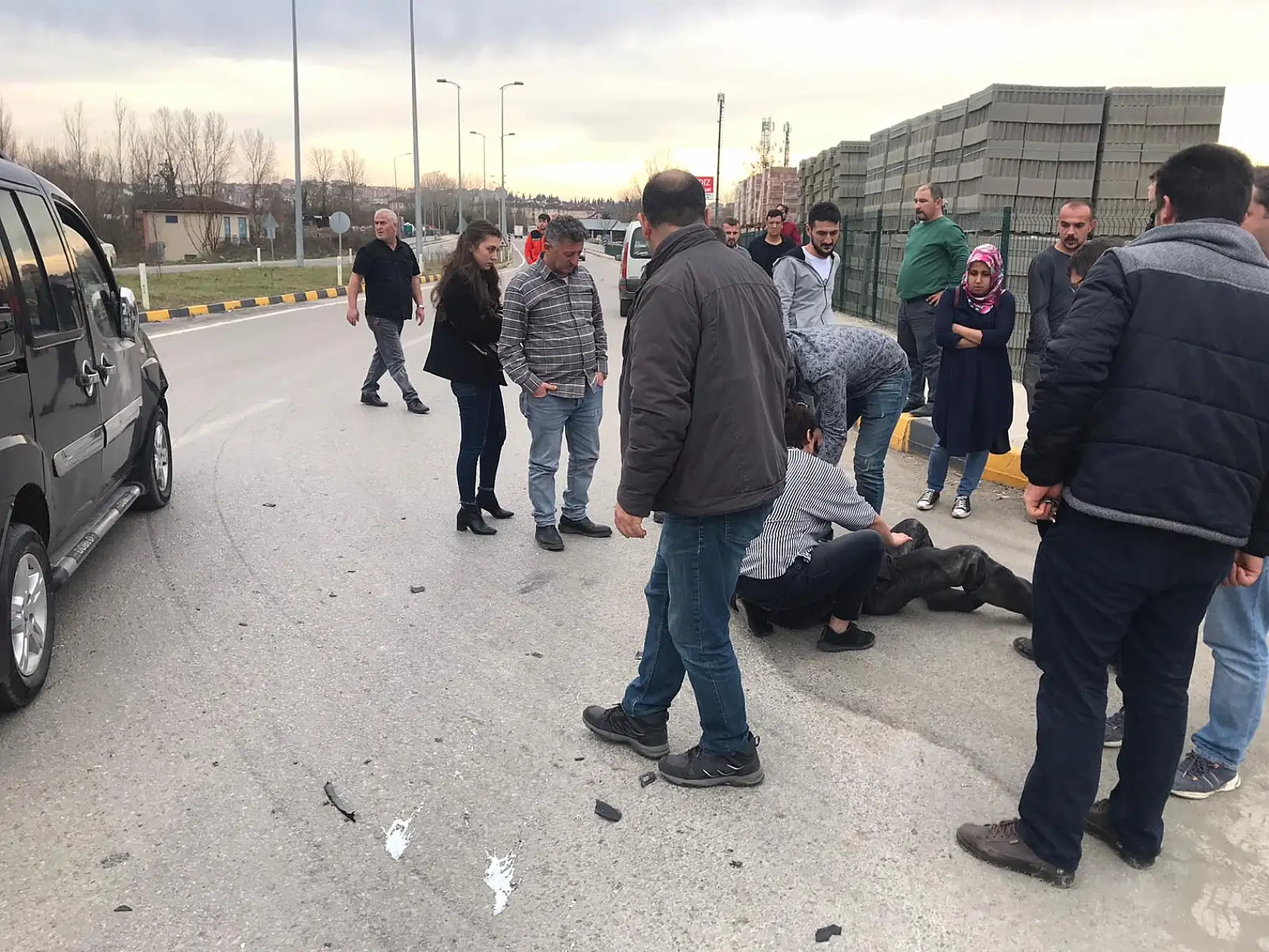 Yol ayrımında kaza