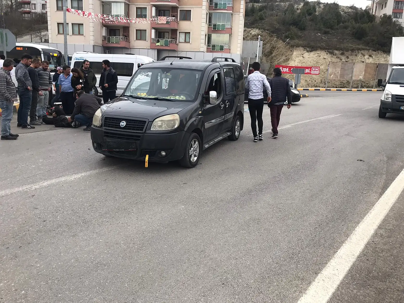 Yol ayrımında kaza