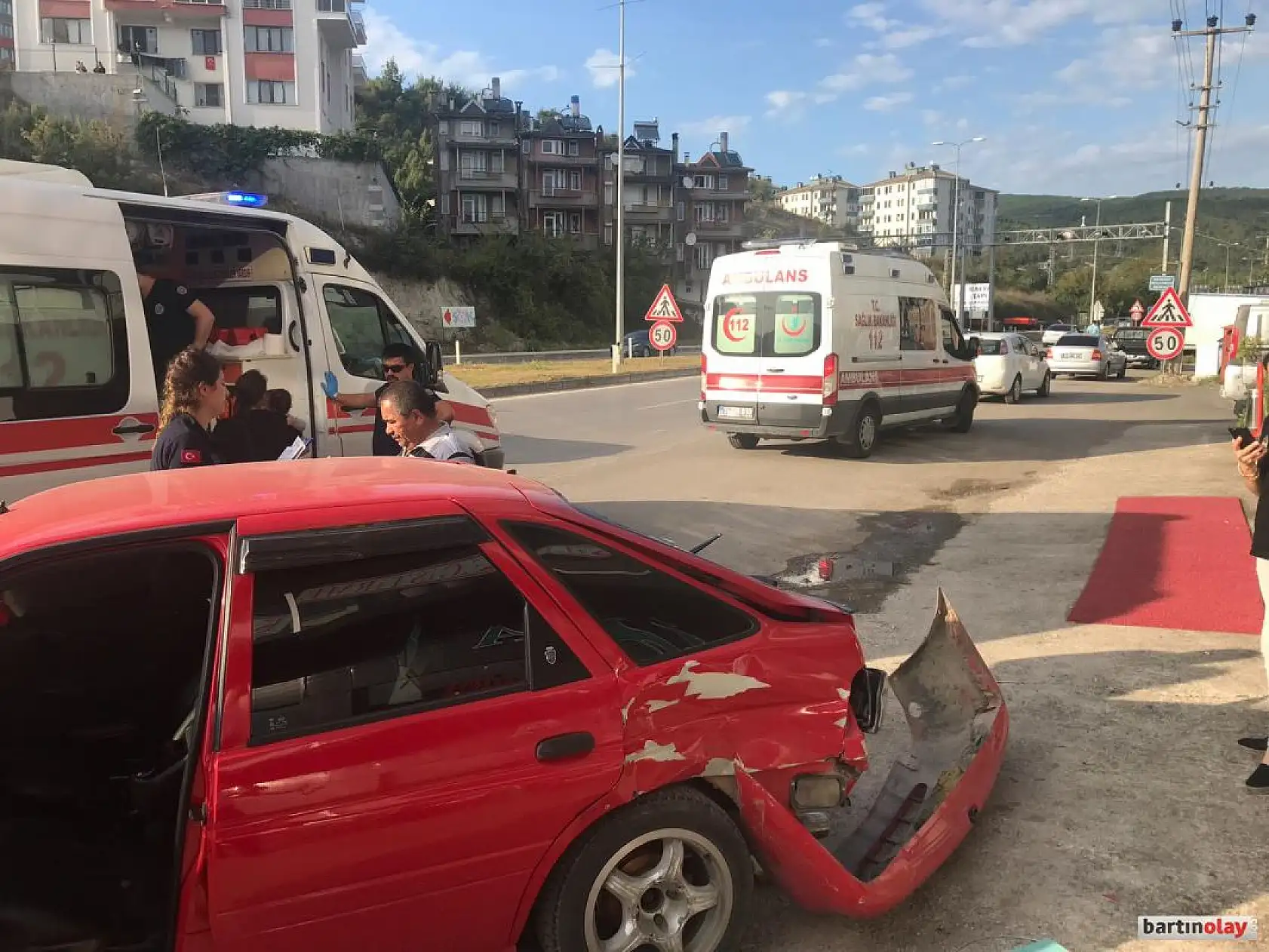 Zincirleme kaza, 2 yaralı