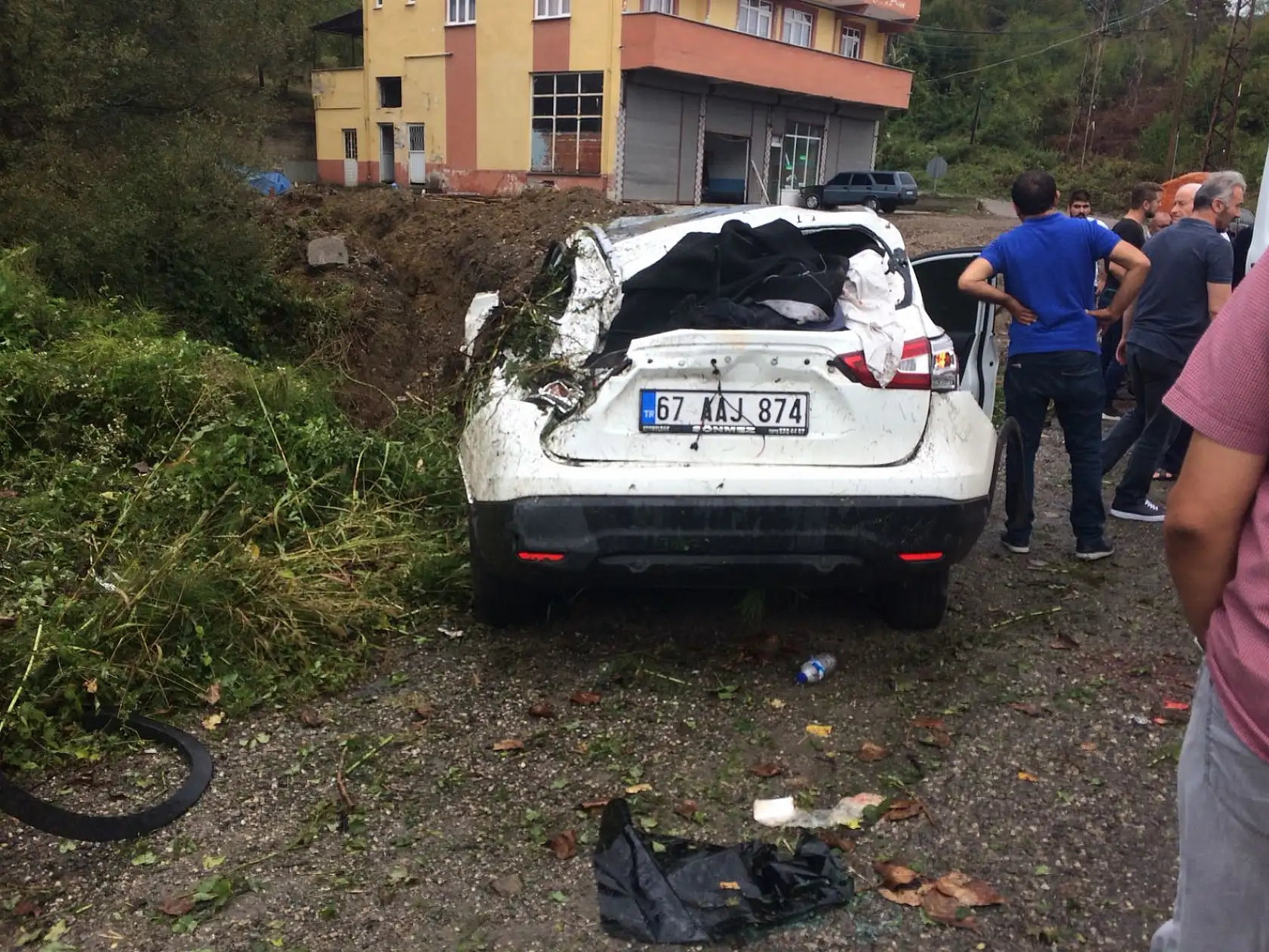 Zonguldak yolunda kaza!