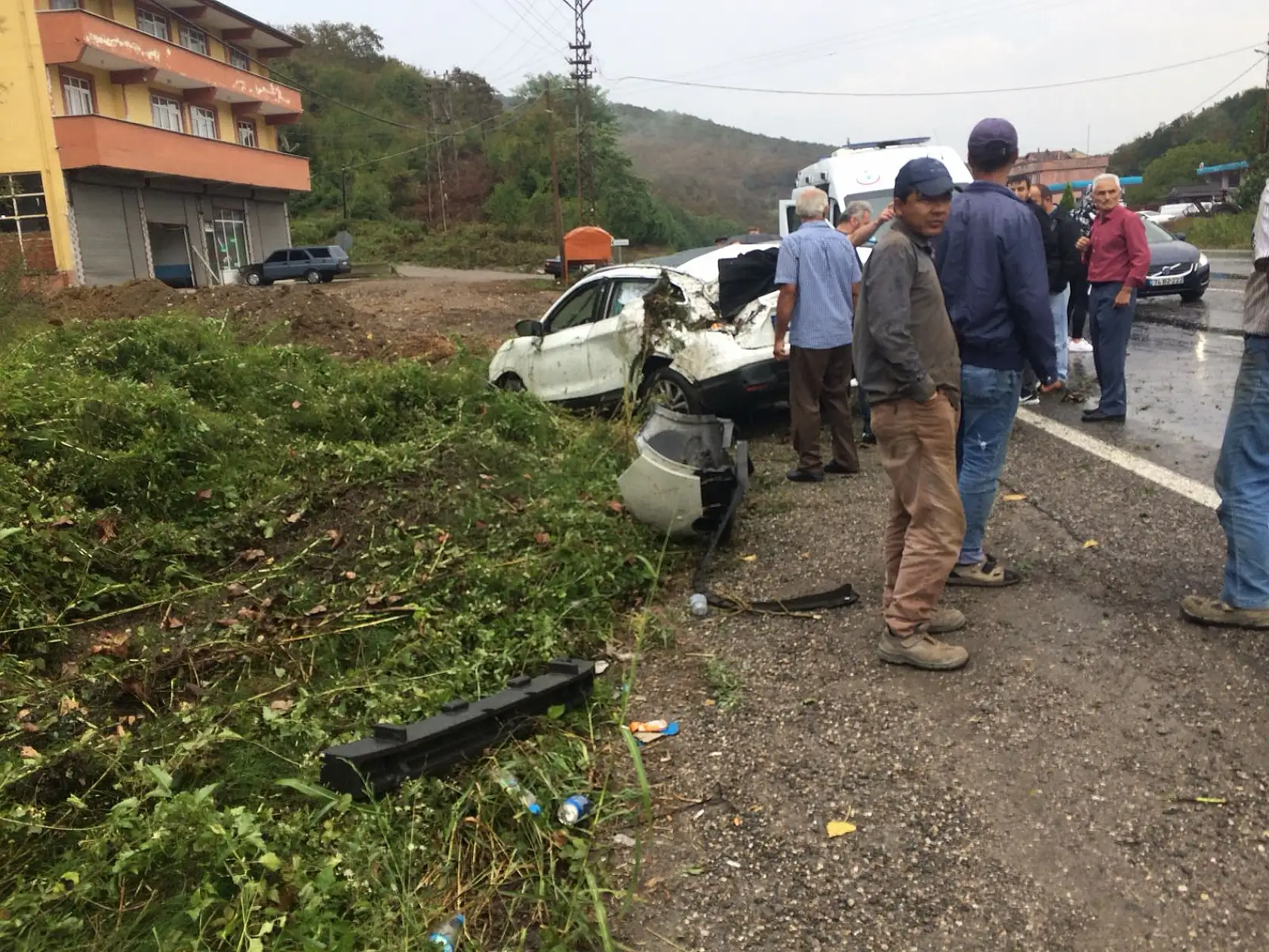 Zonguldak yolunda kaza!