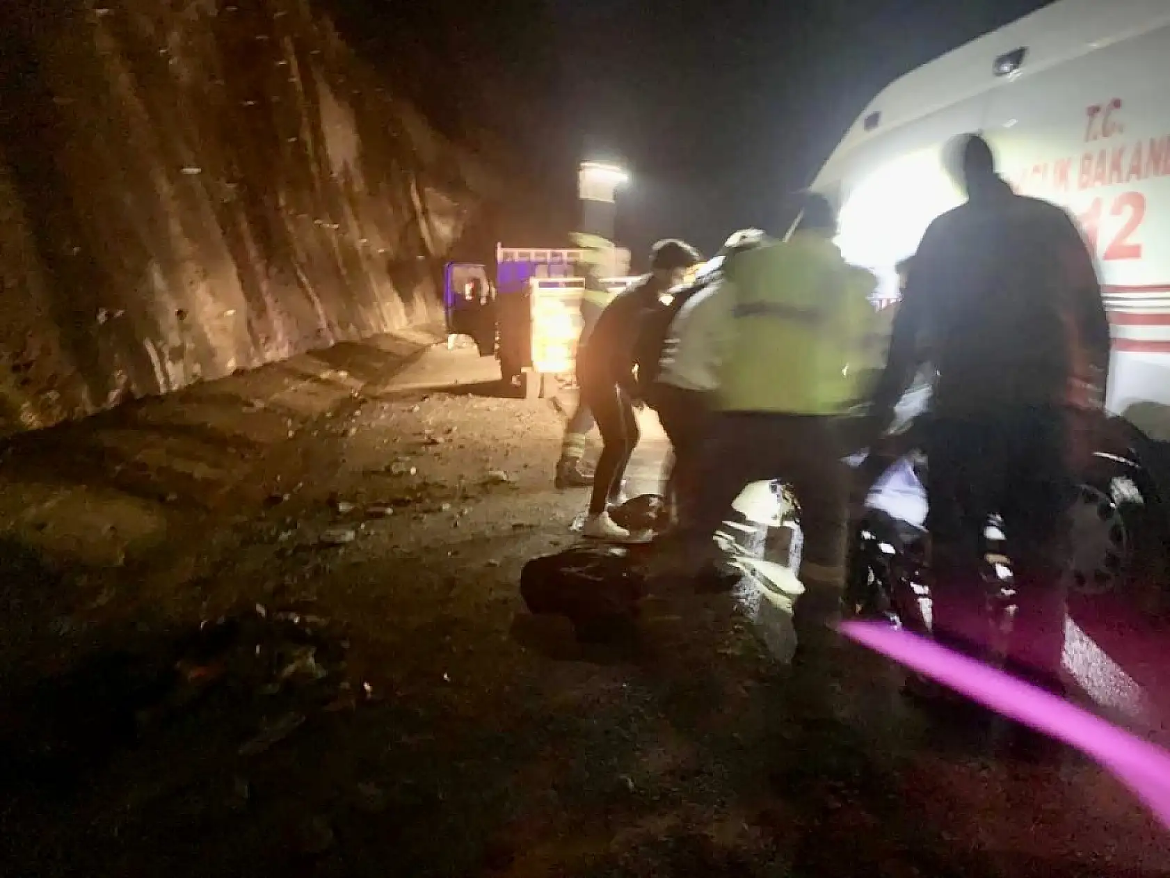 Baraj bölgesinde kaza