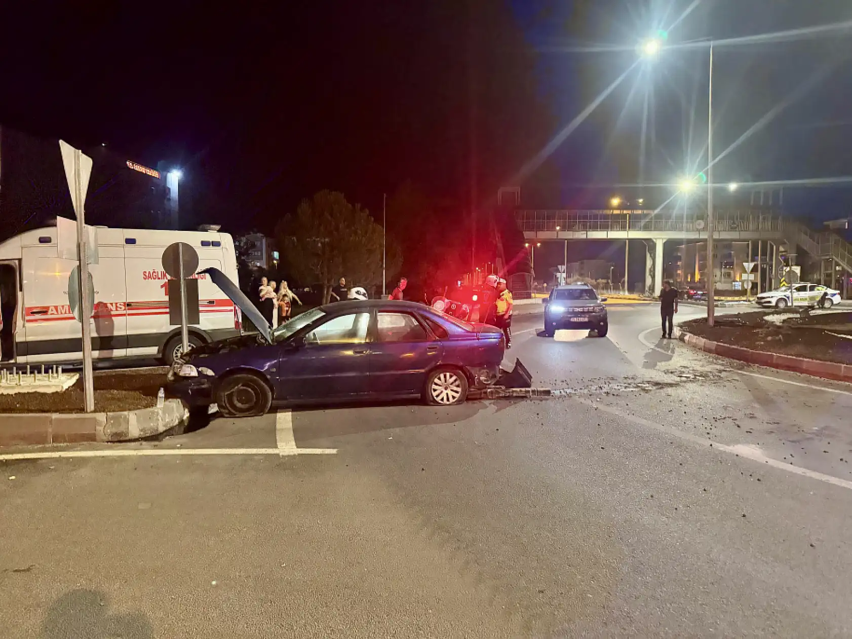 Yeni Kavşakta yine Kaza