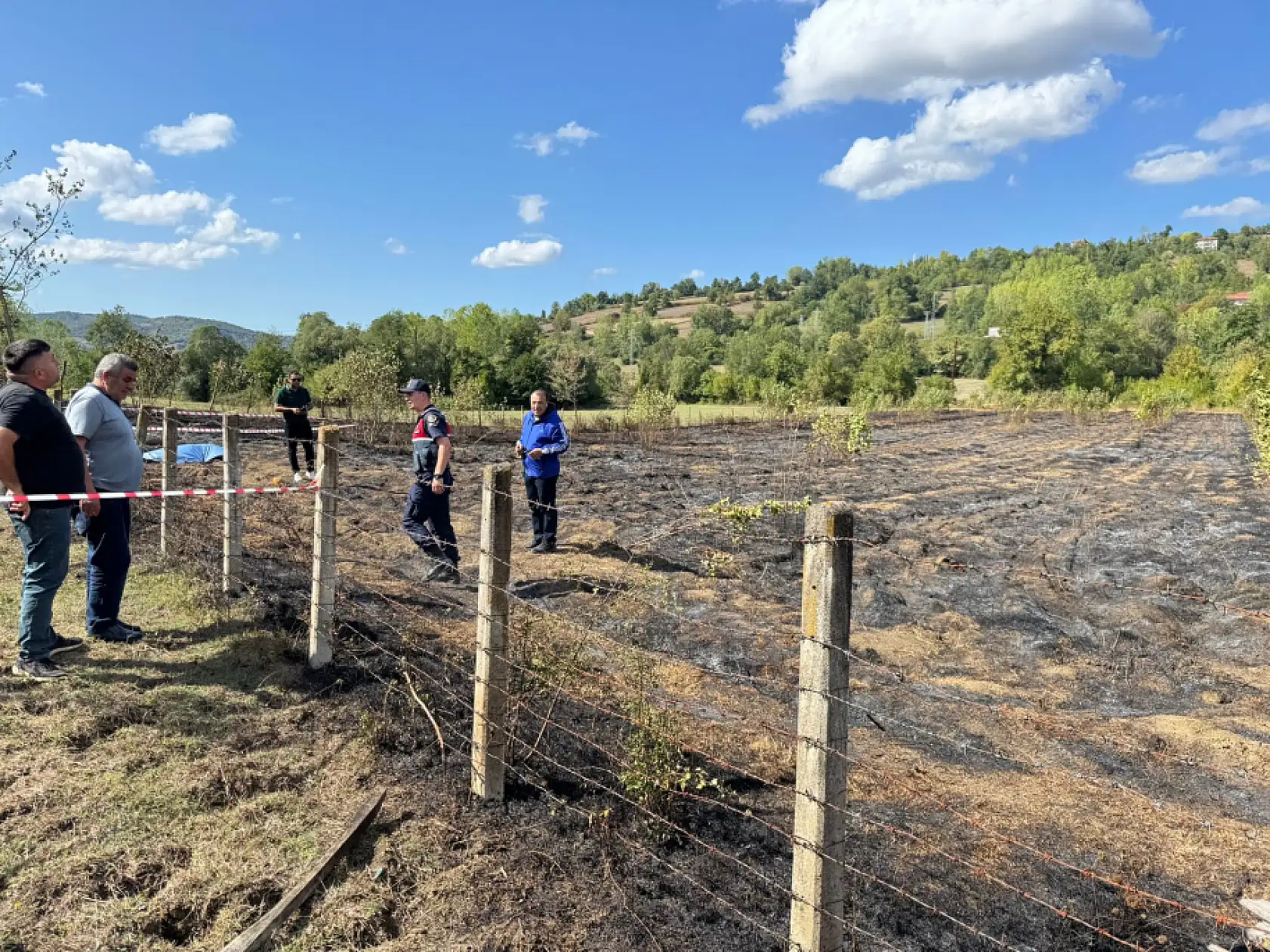 Tarlada cansız halde bulundu