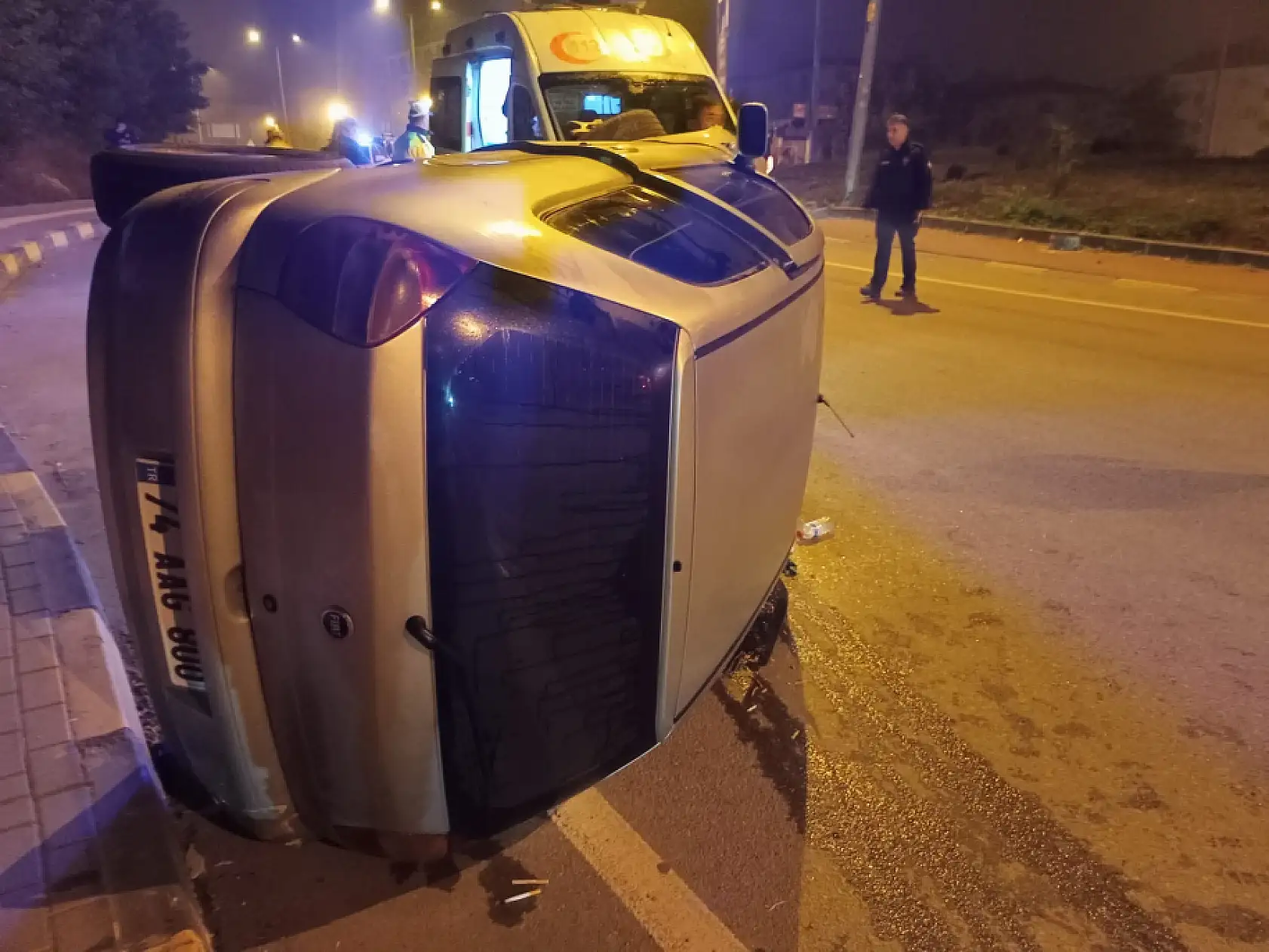 Akıllı kavşakta kaza