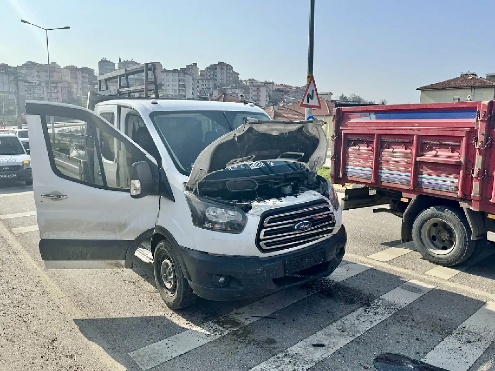 Yaya geçidinde yine kaza