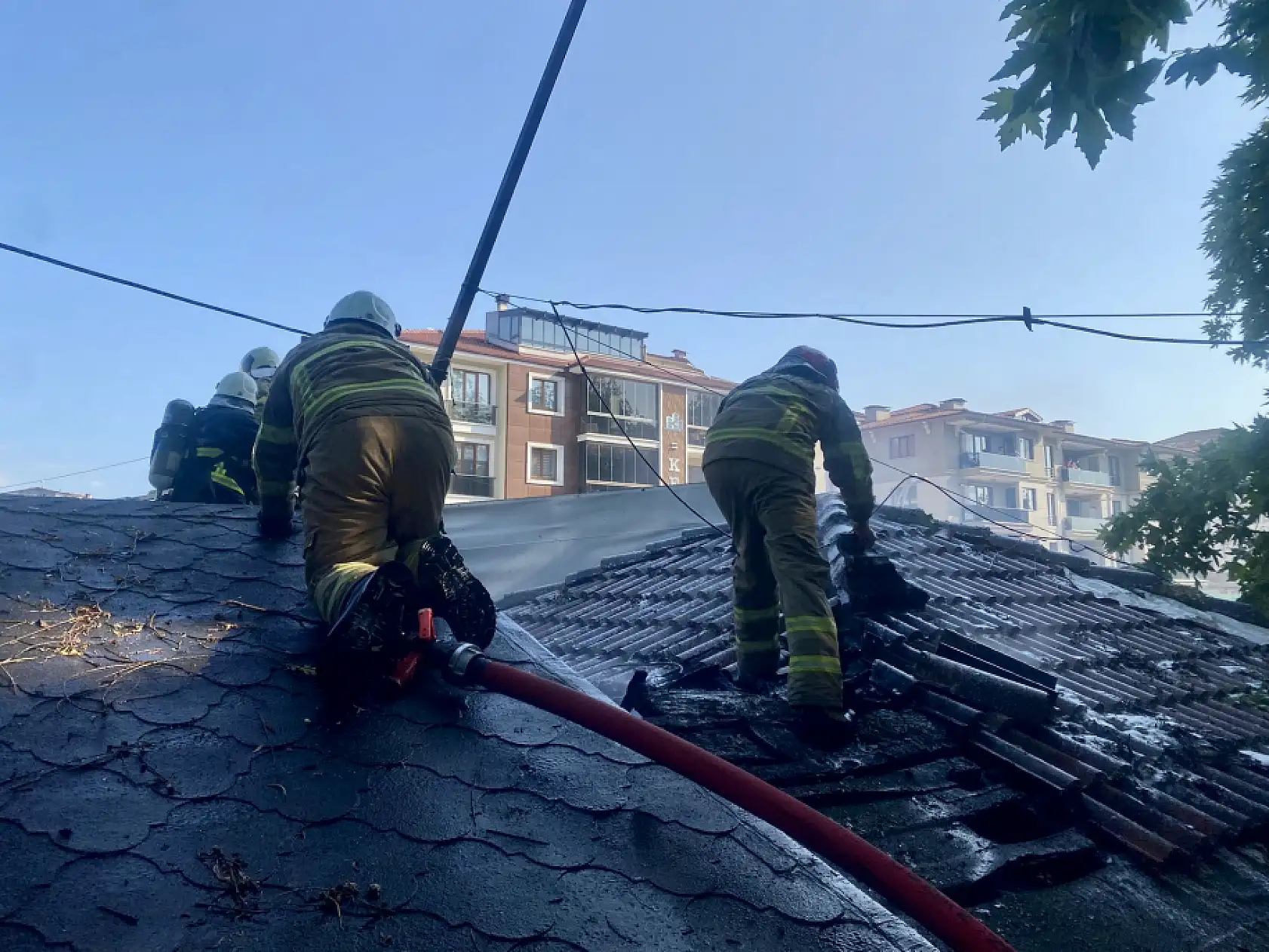 Bartın Yalı'da Yangın paniği