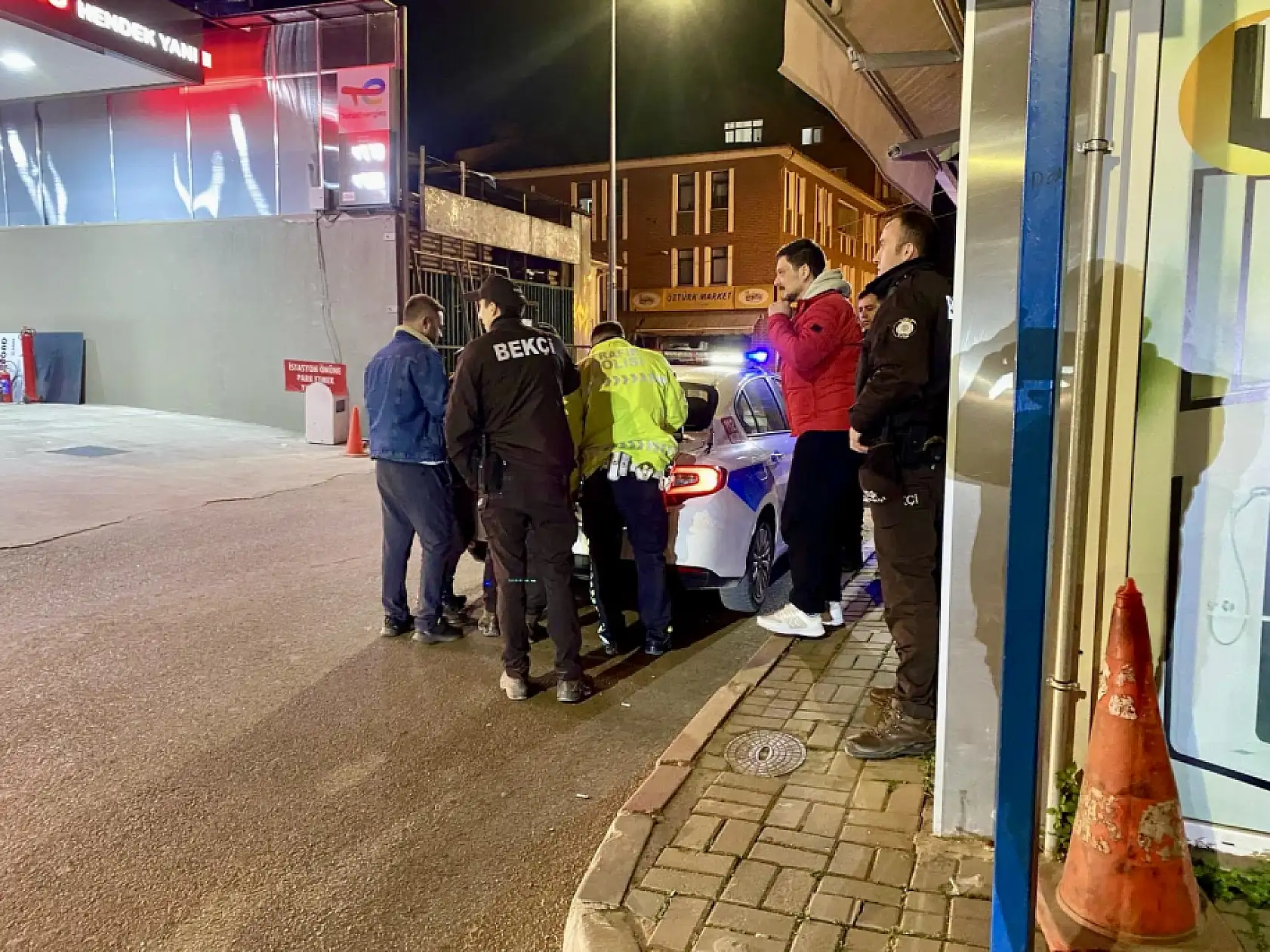 Kontrol yapılırken aracı kaçırdı