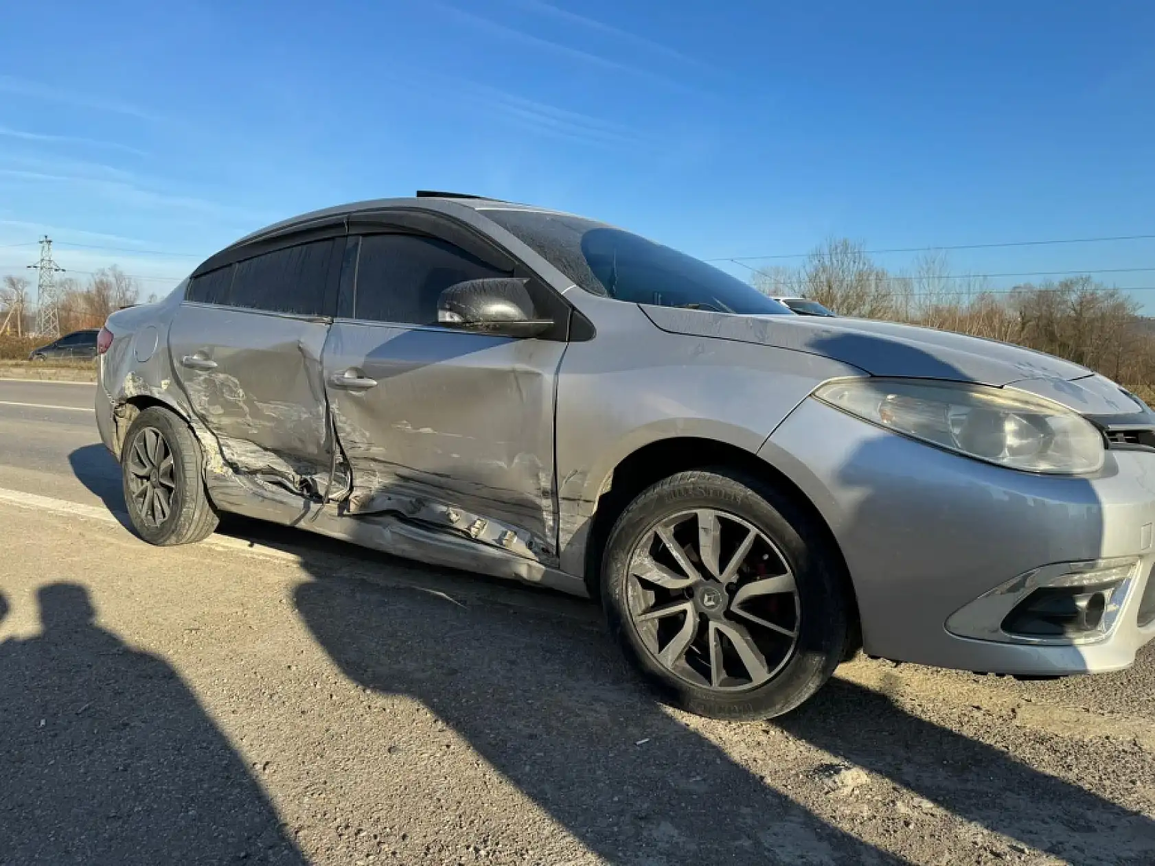 Yeni hastane kavşağında kaza