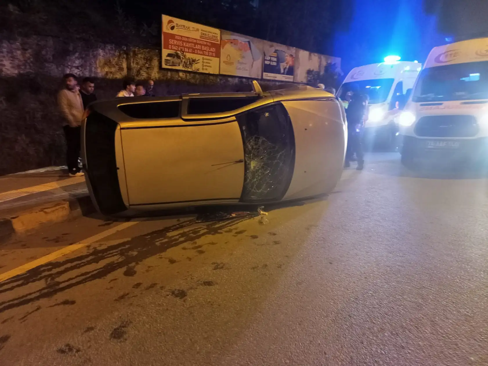 Akıllı kavşakta kaza