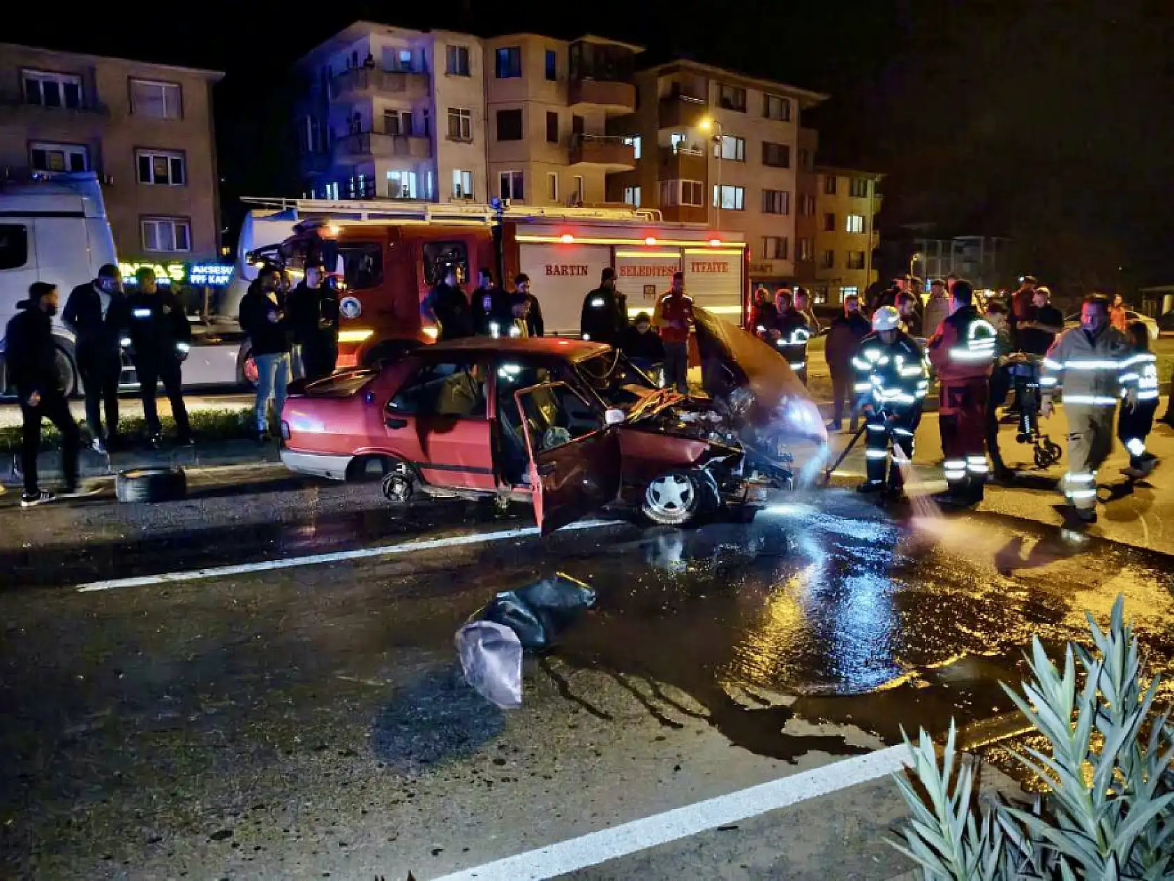 Bartın'da Feci Kaza!