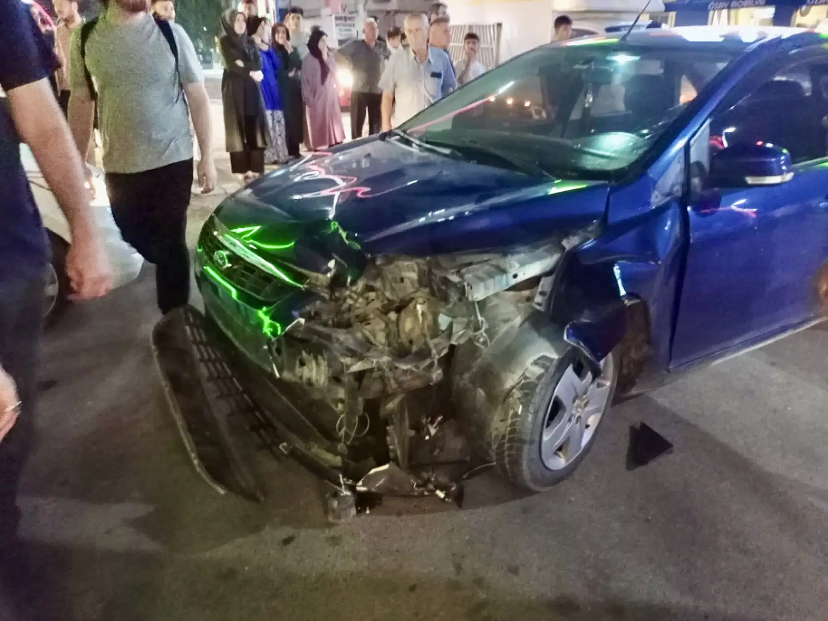 Bulvarda motosiklet kazası