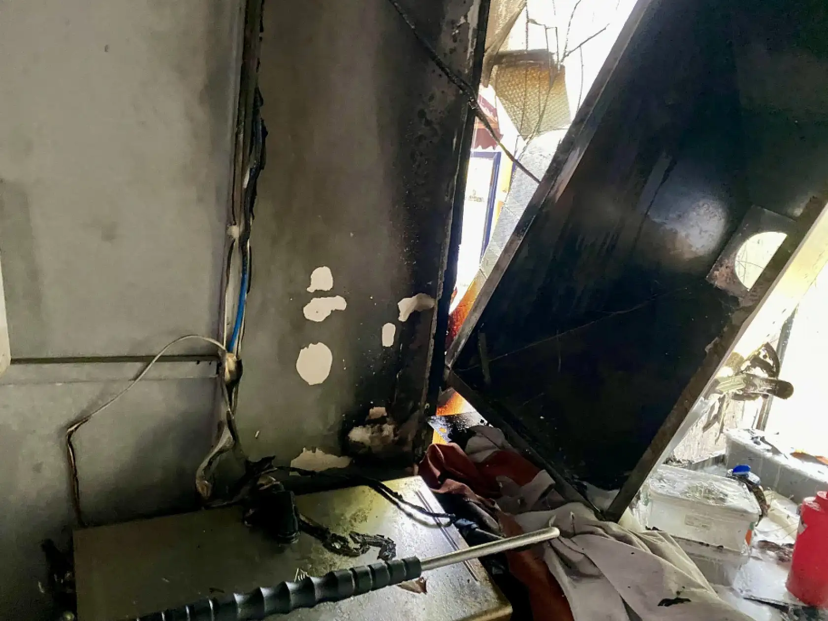 Bartın Yalı'da Yangın paniği