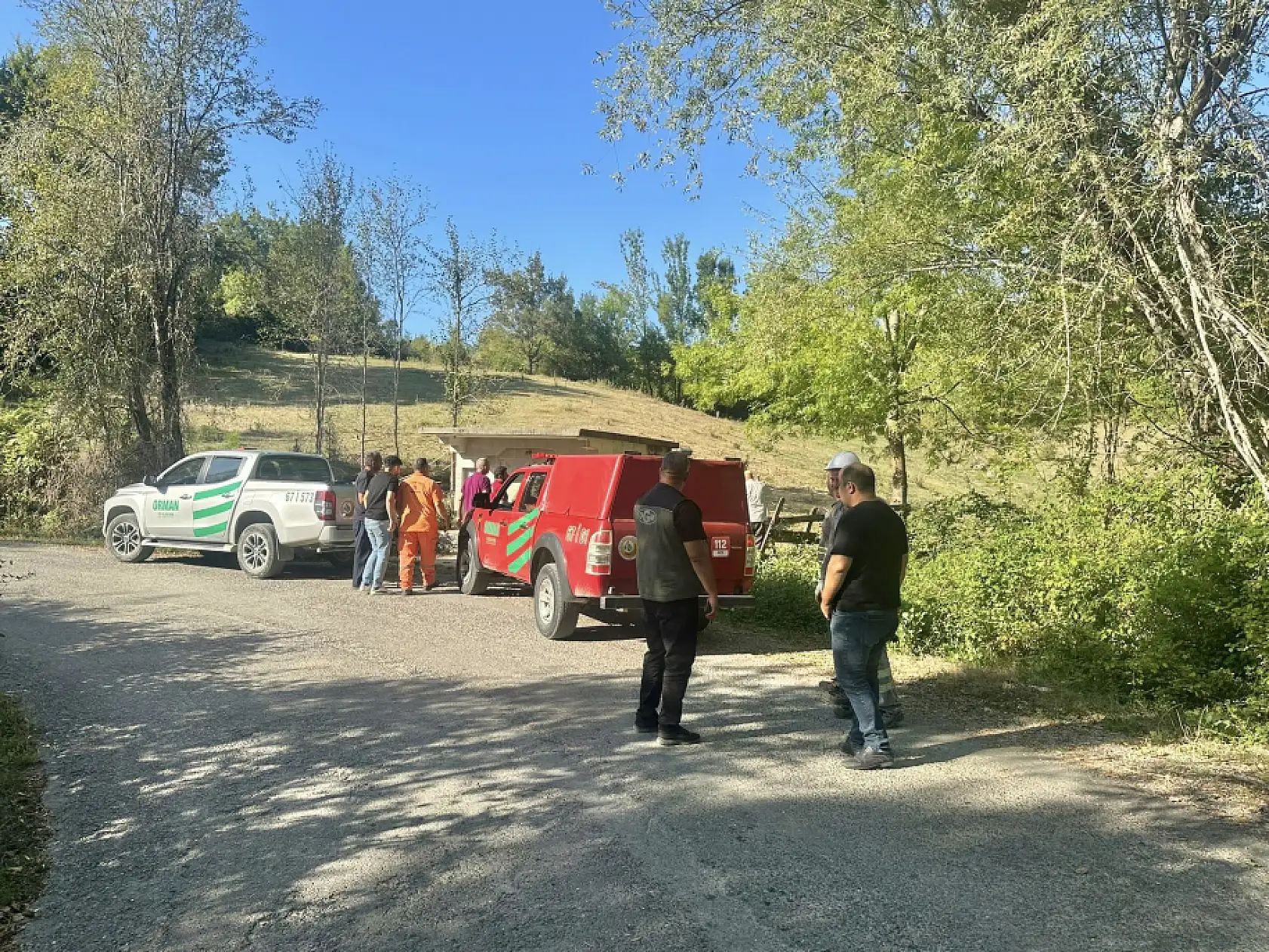 Direkler yıkılınca yangın çıktı