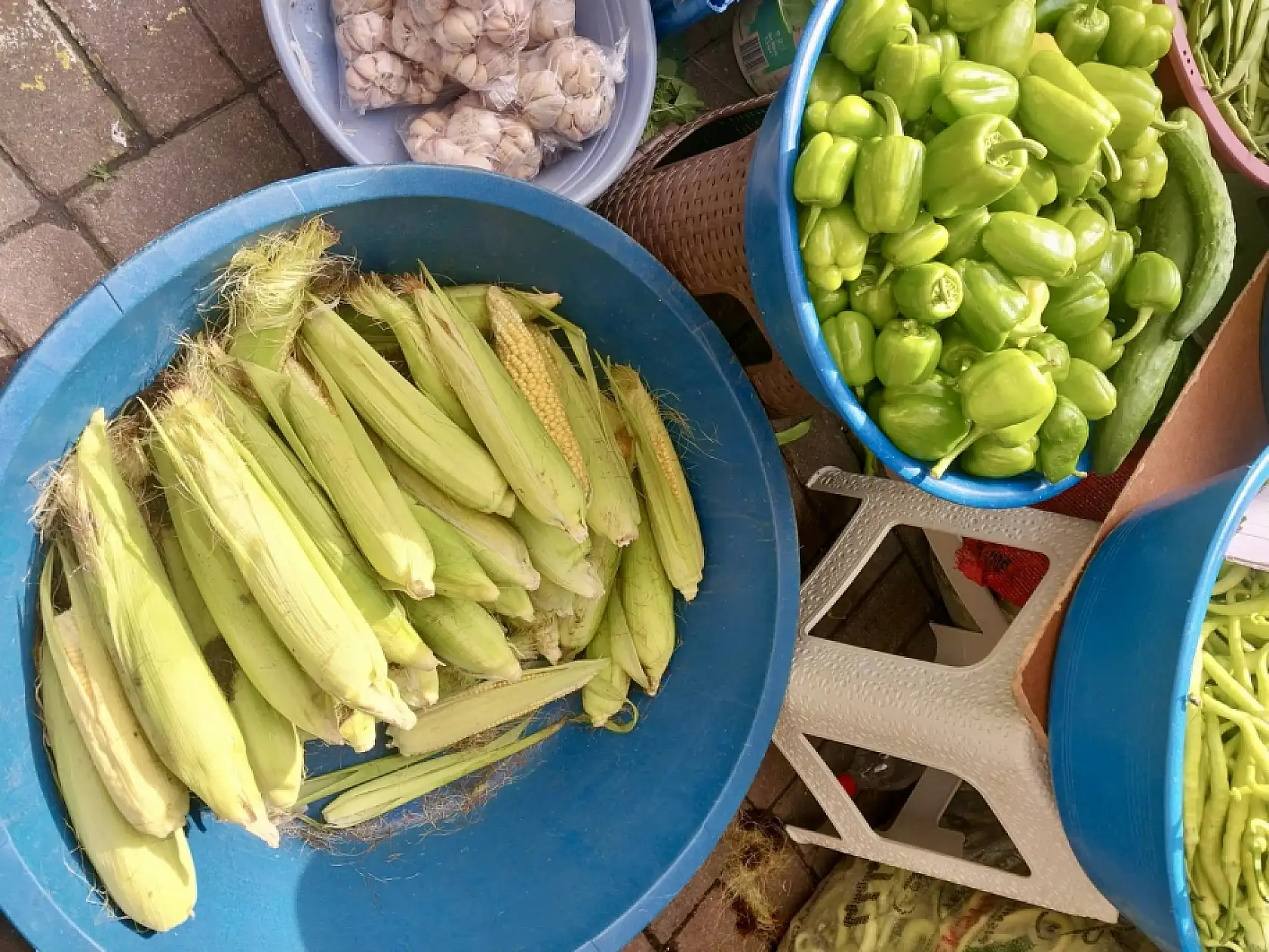 Pazarda hem hareket hem bereket