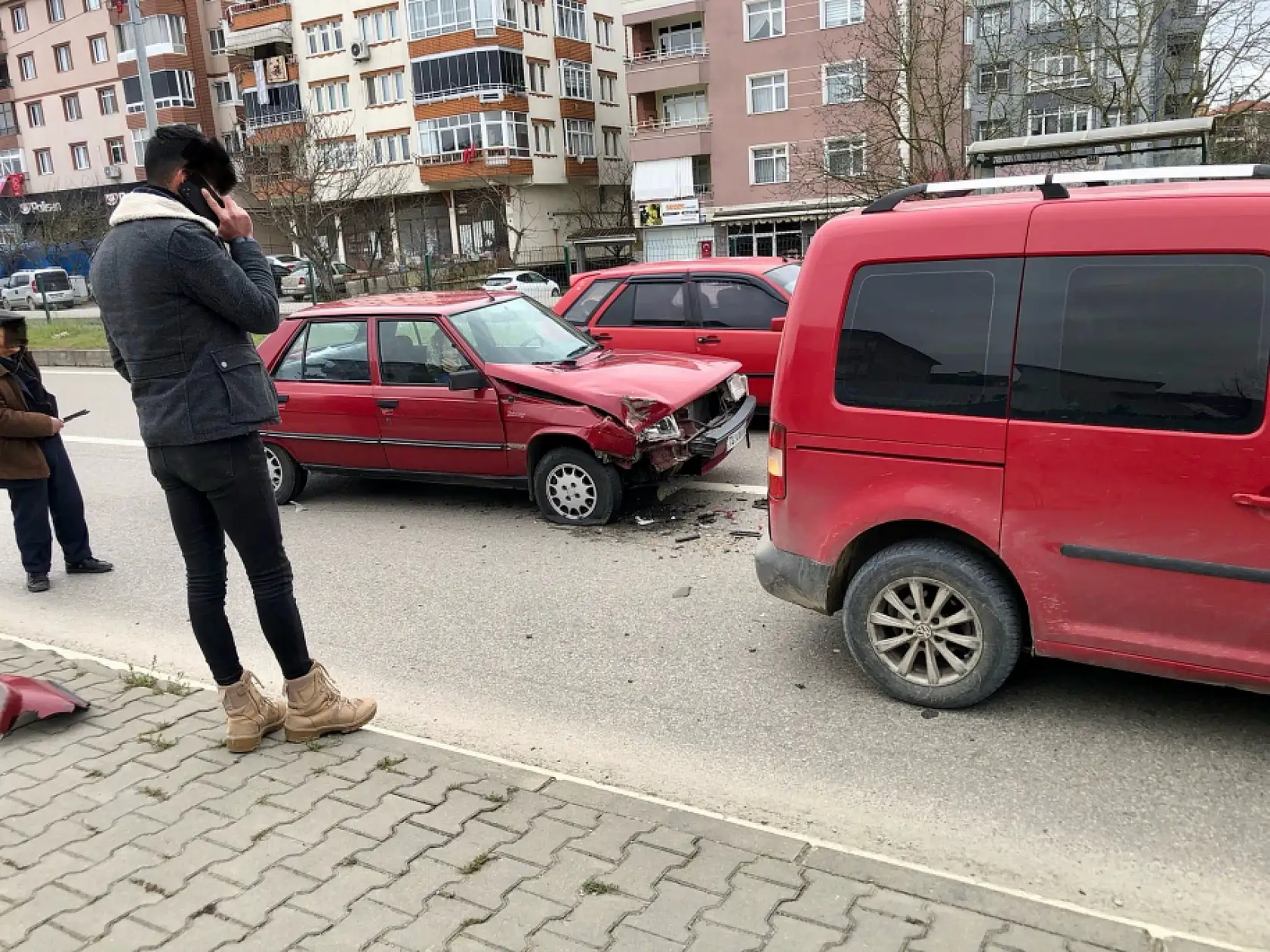 Yaya geçidinde yine kaza