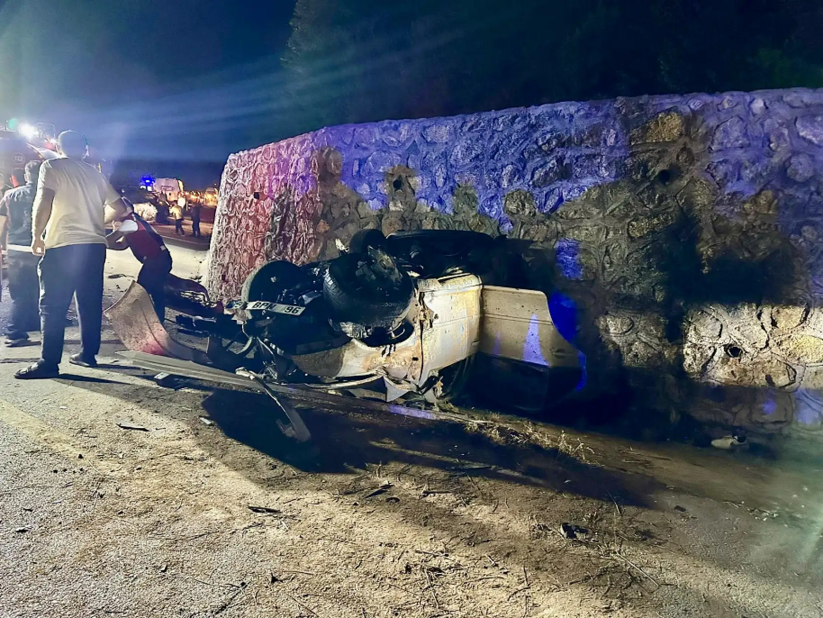 Çakraz'da çok kötü kaza