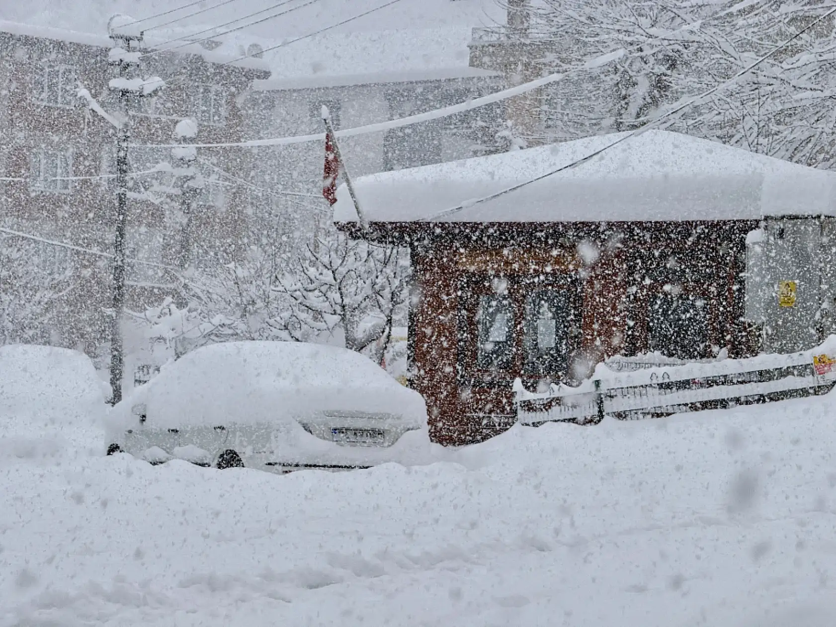 Bartın yoğun kar altında
