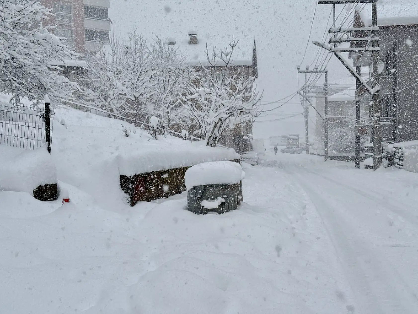 Bartın yoğun kar altında