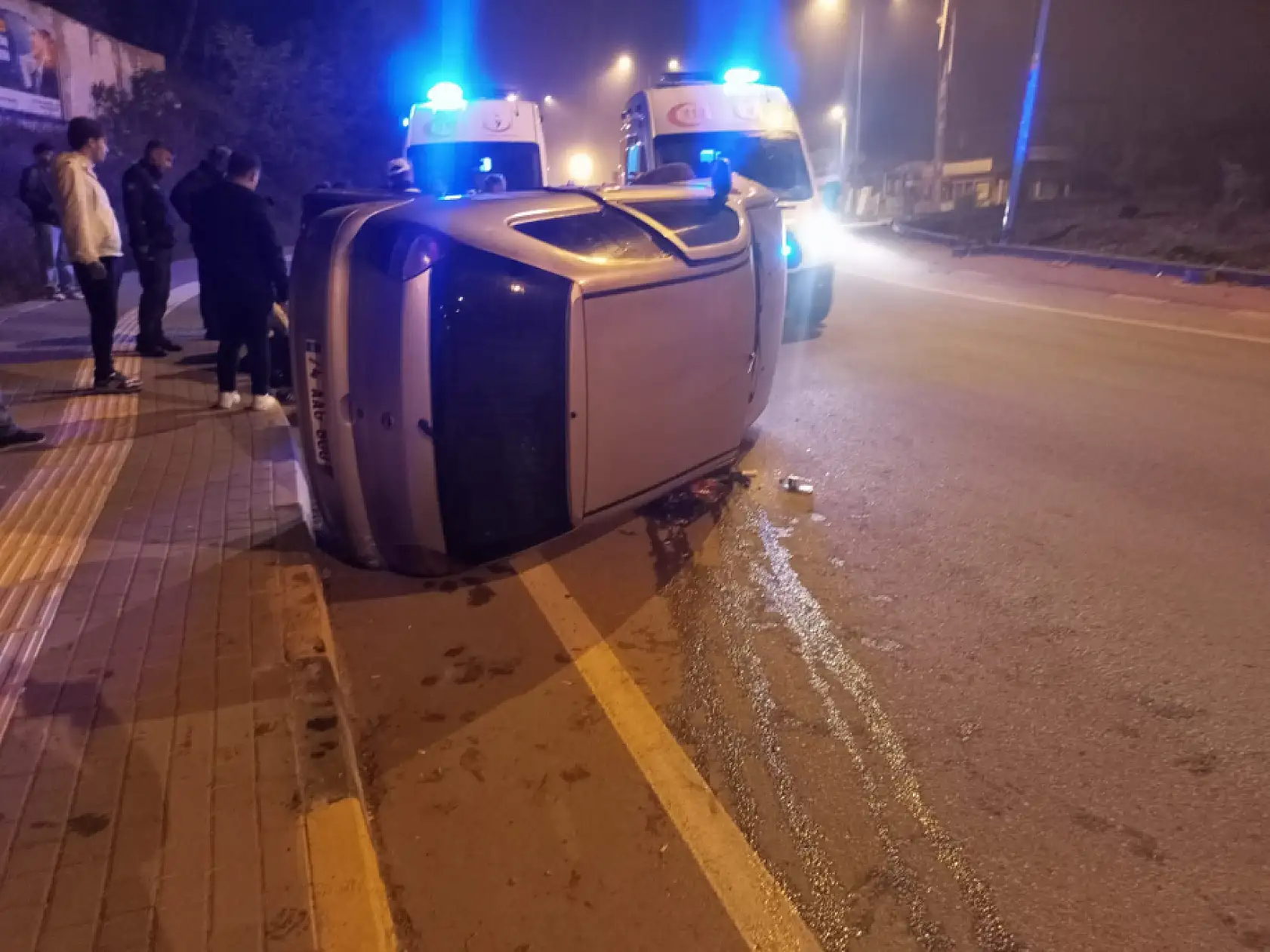 Akıllı kavşakta kaza