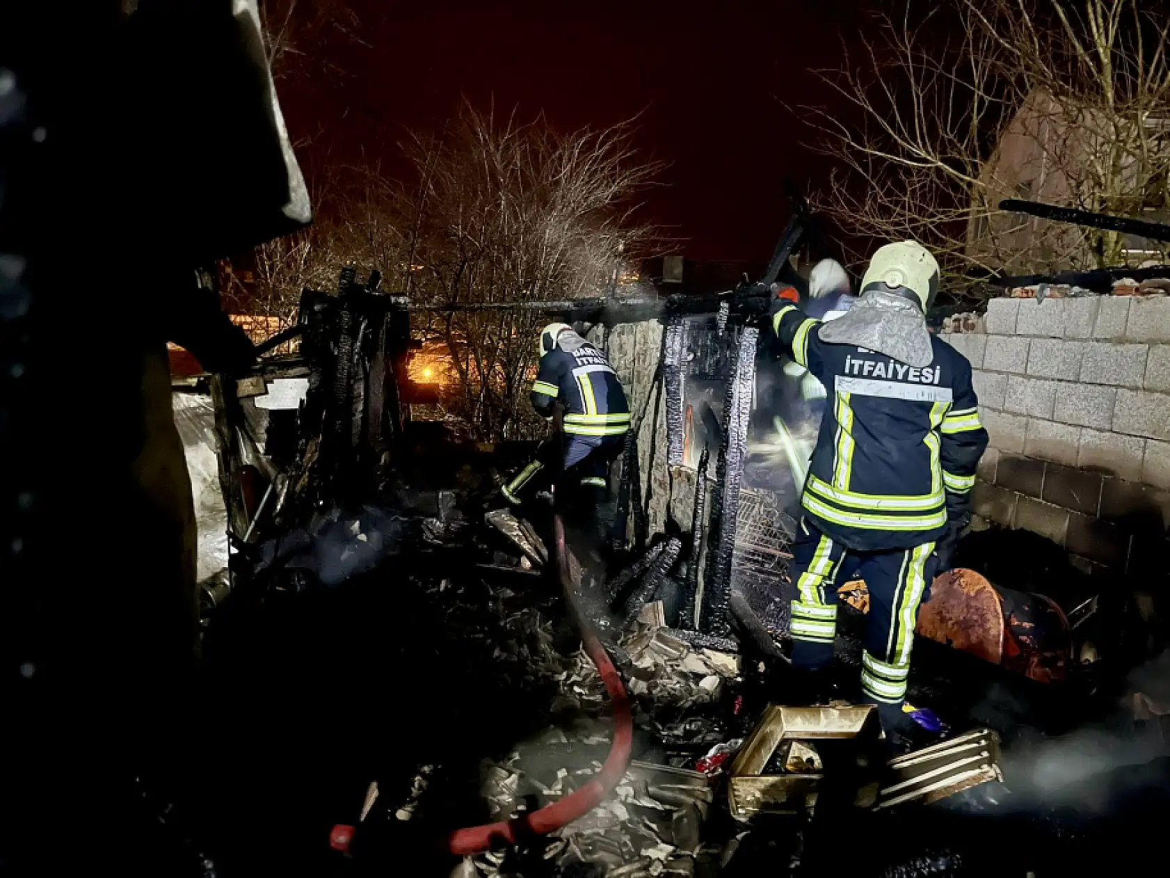 Balamba'da korkutan yangın