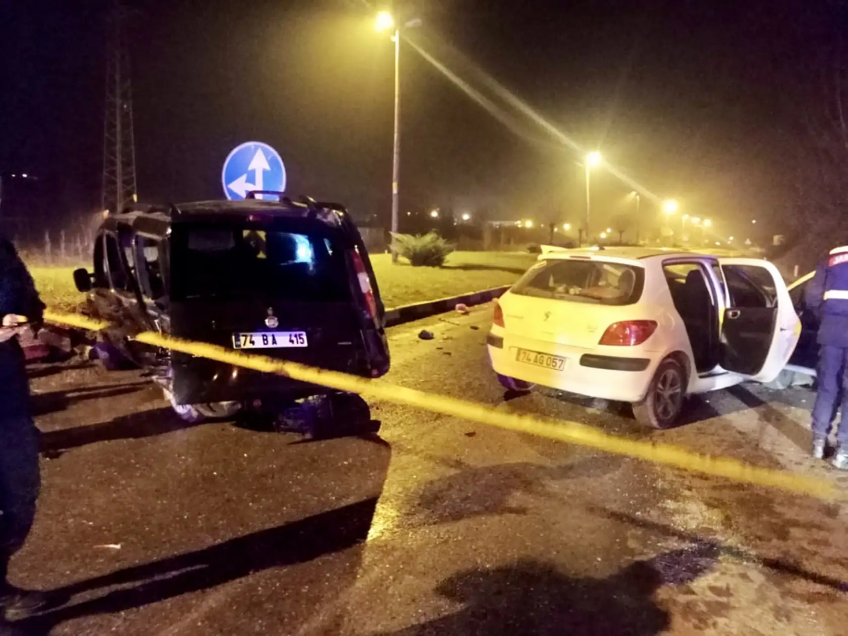 Esenyurt kavşağında feci kaza