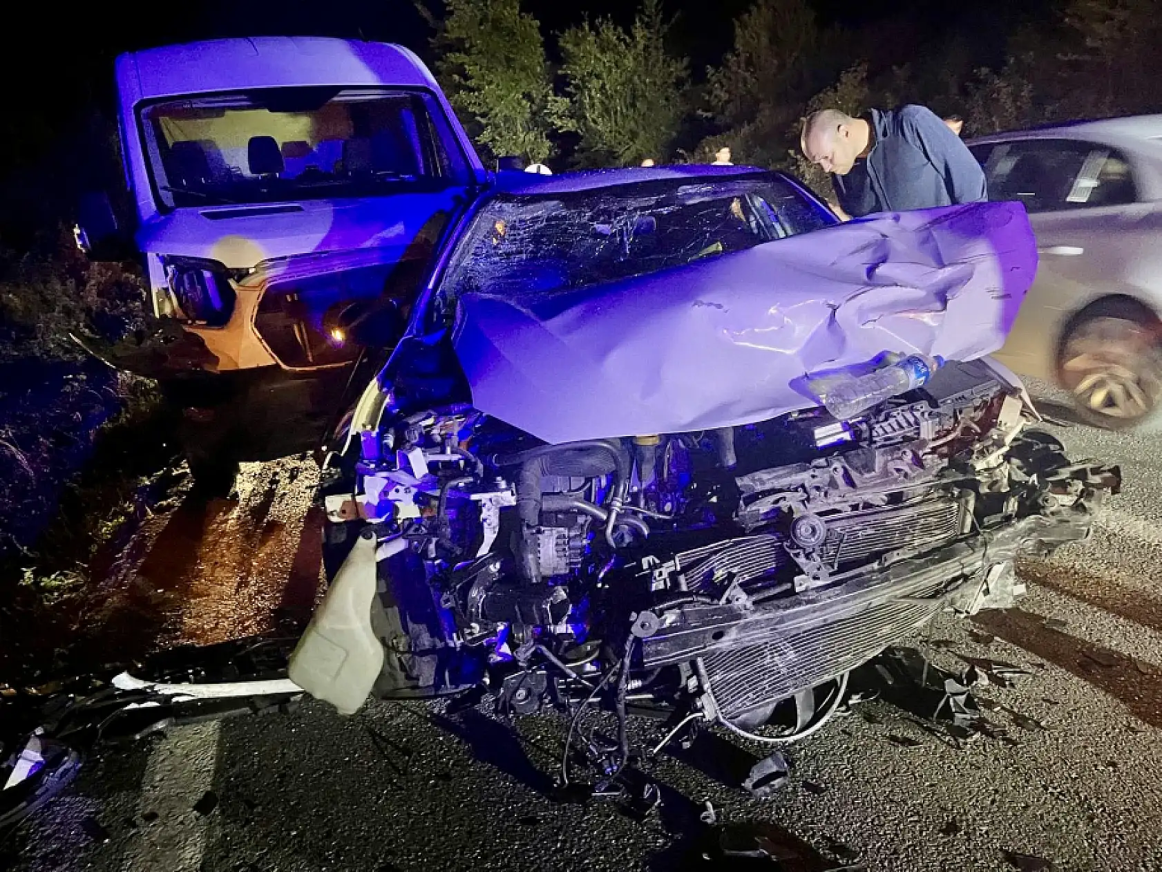 Ulus yolunda zincirleme kaza