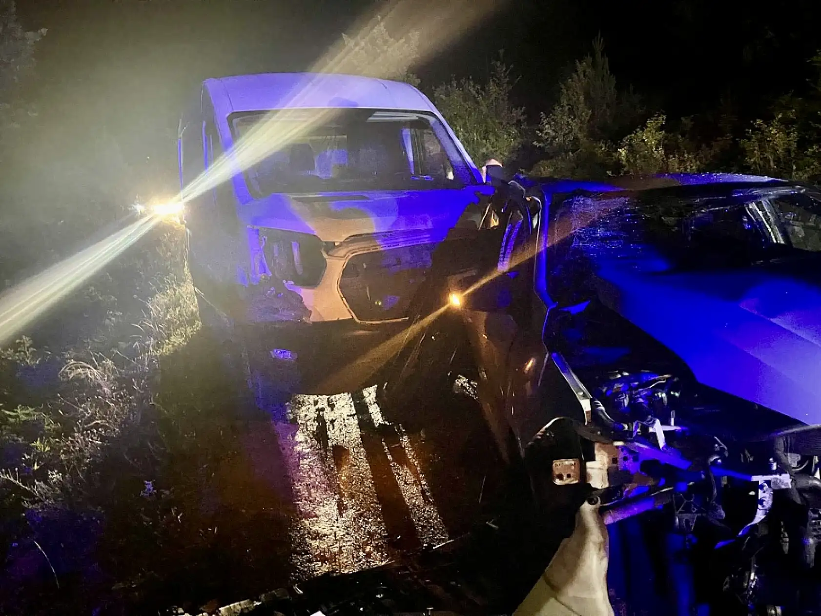 Ulus yolunda zincirleme kaza