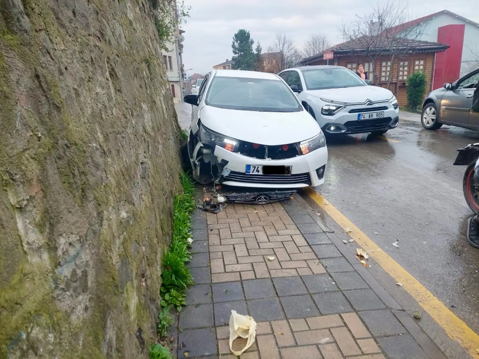 Bartın Asma caddesinde kaza