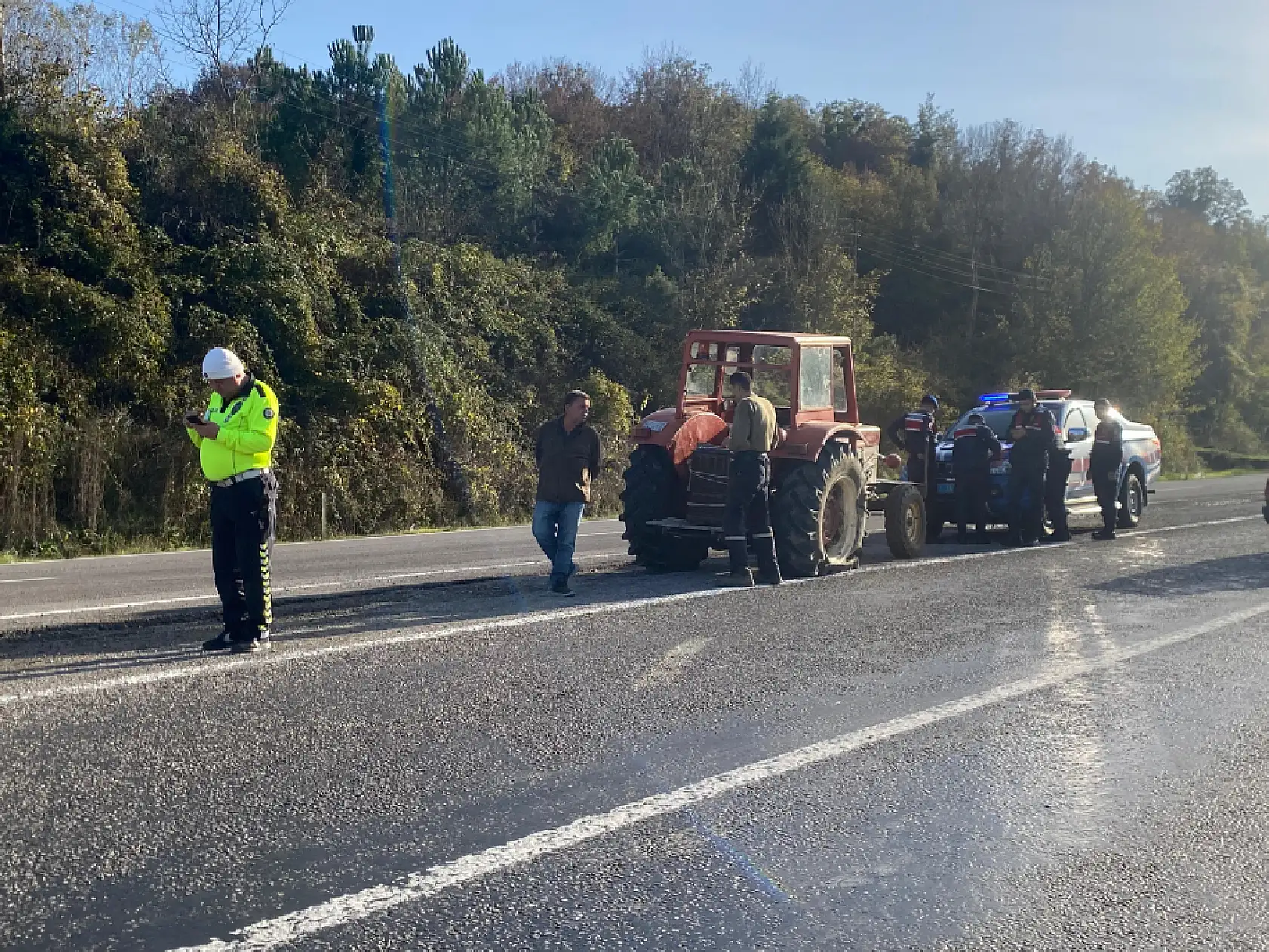 Bartın Çaycuma yolunda kaza