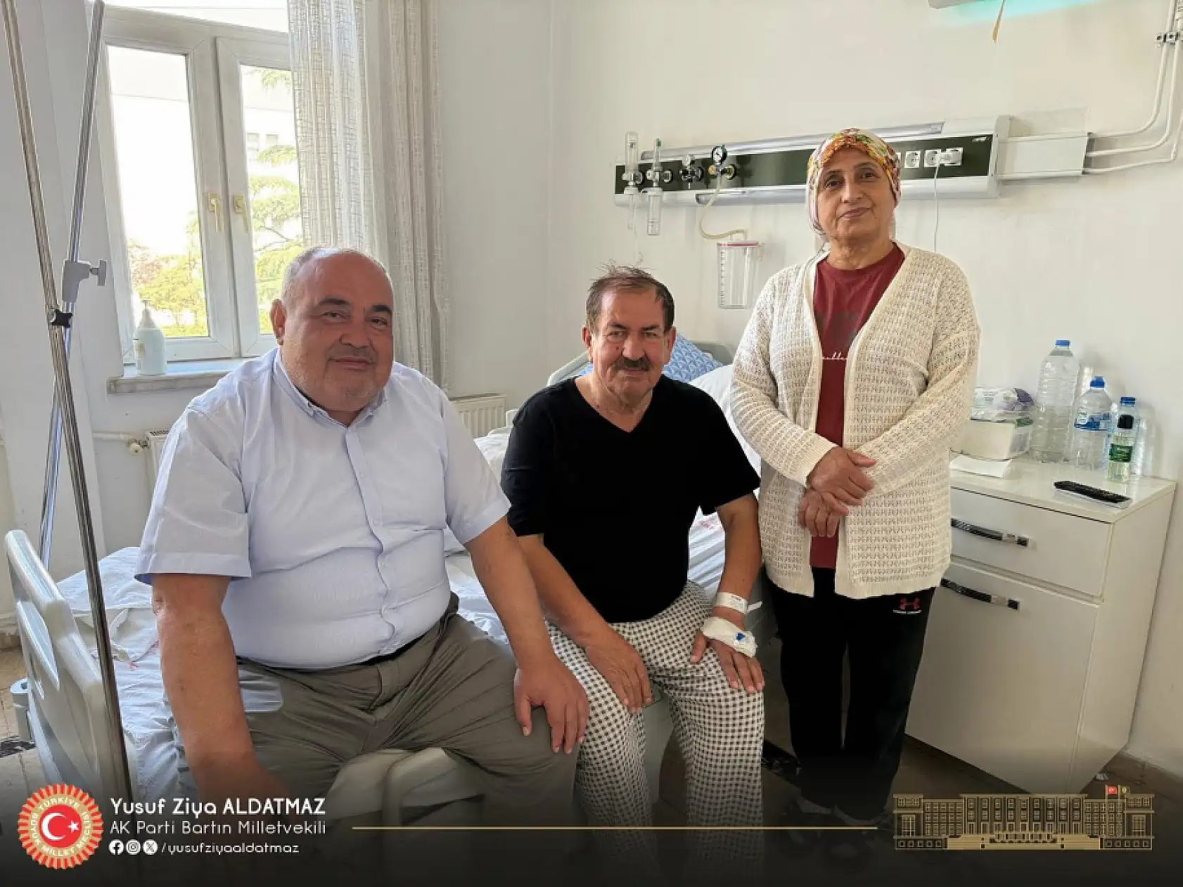 Belediye başkanı hastanede