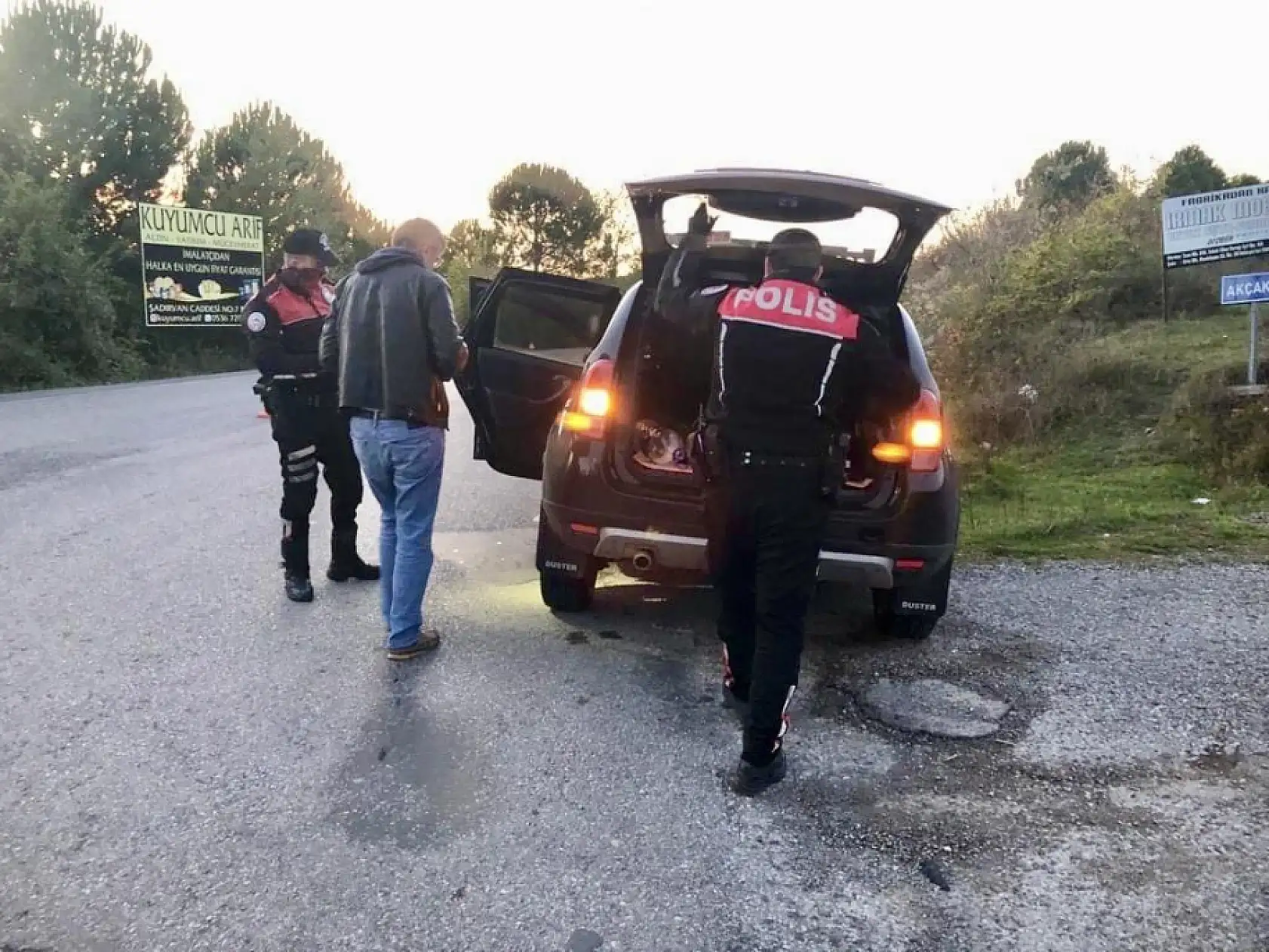 Asayiş ve trafikten şok uygulama