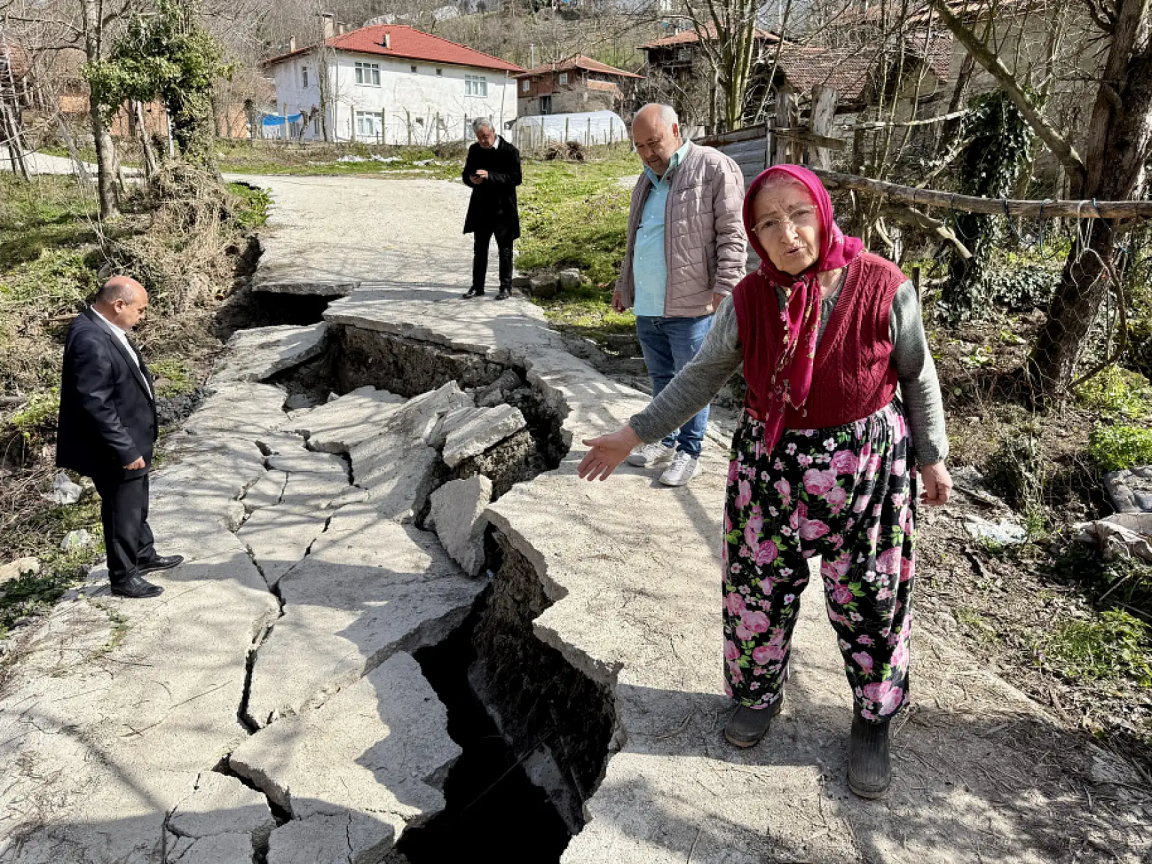 Bartın'da heyelan tehlikesi
