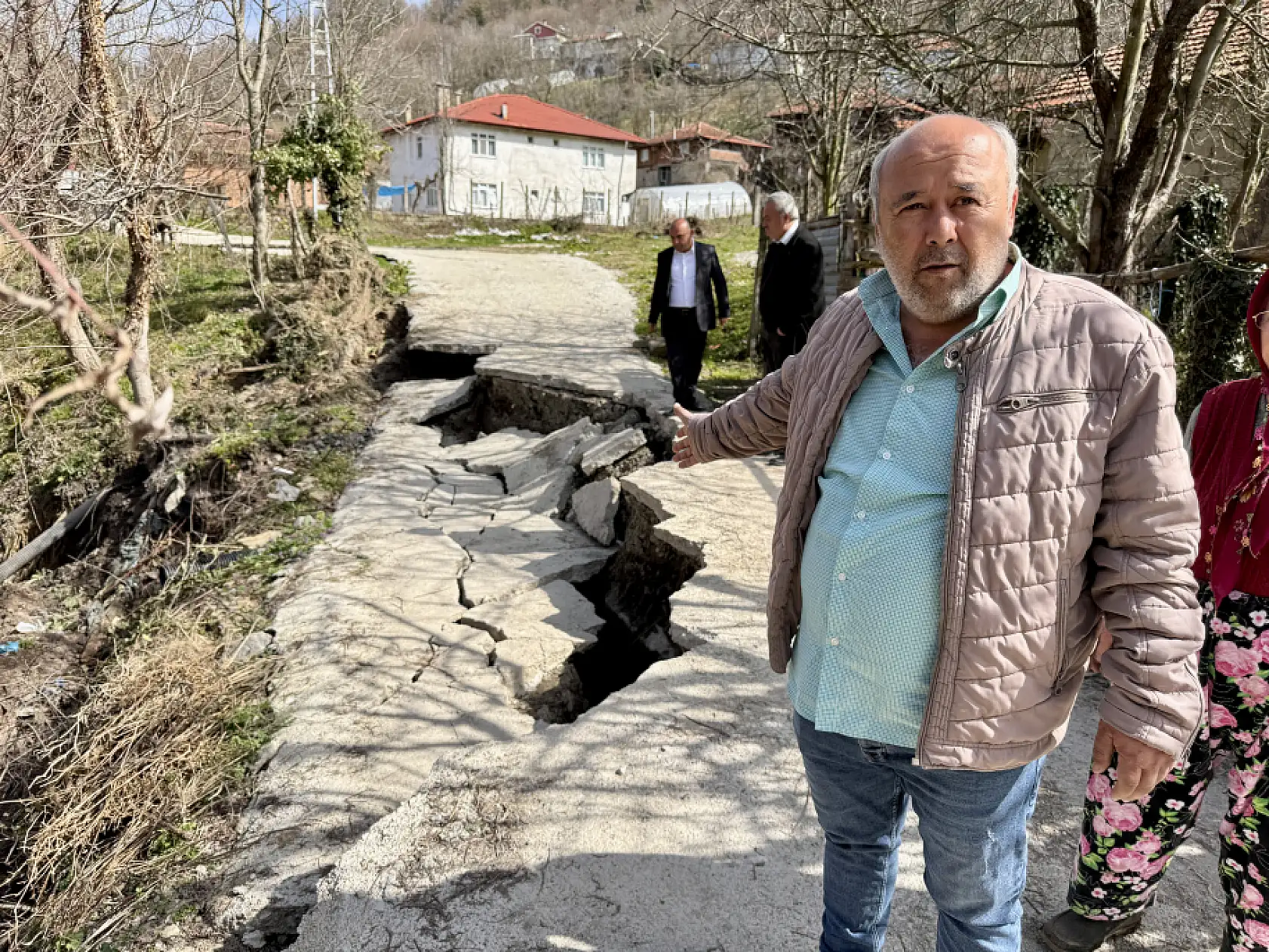 Bartın'da heyelan tehlikesi