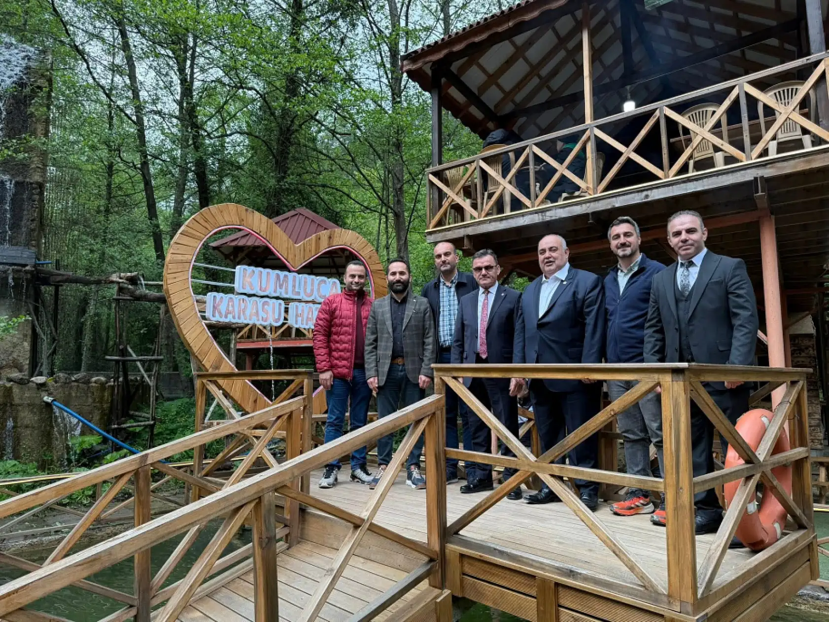 Karasu şelaleleri yenilenen yüzüyle açıldı