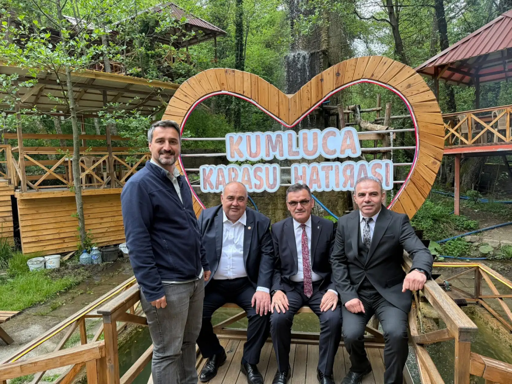 Karasu şelaleleri yenilenen yüzüyle açıldı