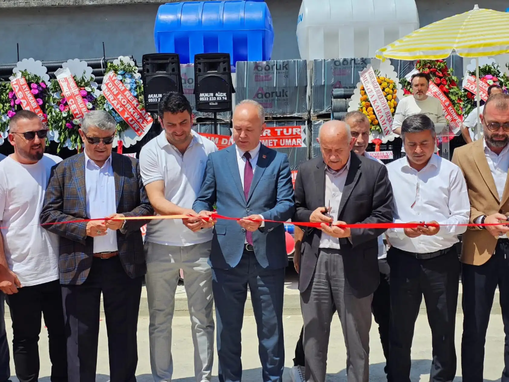 Akalın İnşaat satış deposu hizmete açıldı